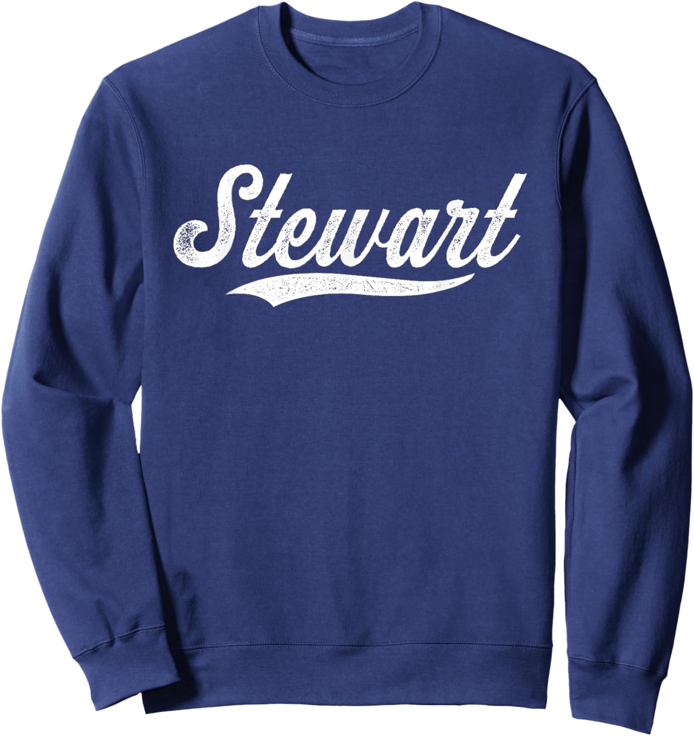 Distressed Script Sal Stewart Prospect Baseball Fan Gear Sweatshirt - Sweatshirt | Navy