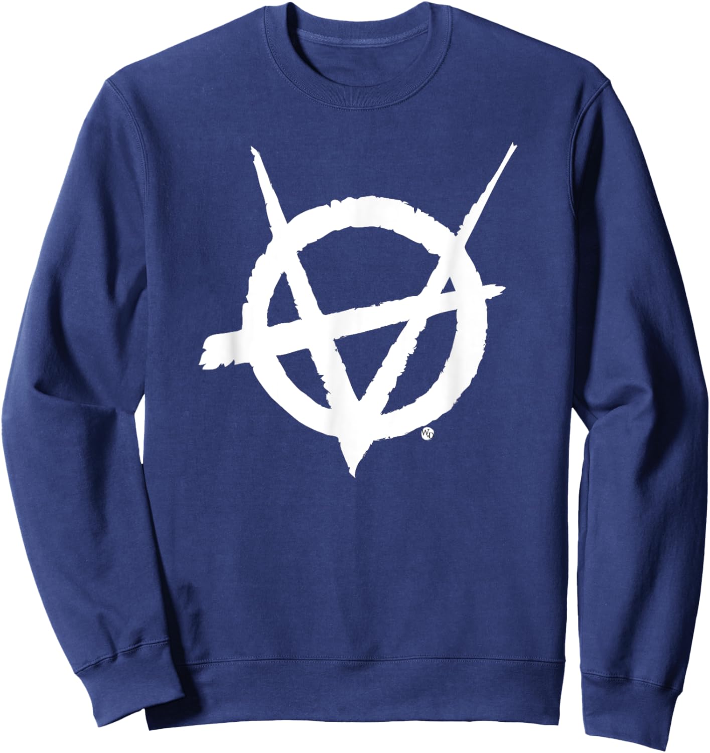World of Darkness Vampire: The Masquerade Brujah Icon Black -Adult Sweatshirt - Sweatshirt | Navy