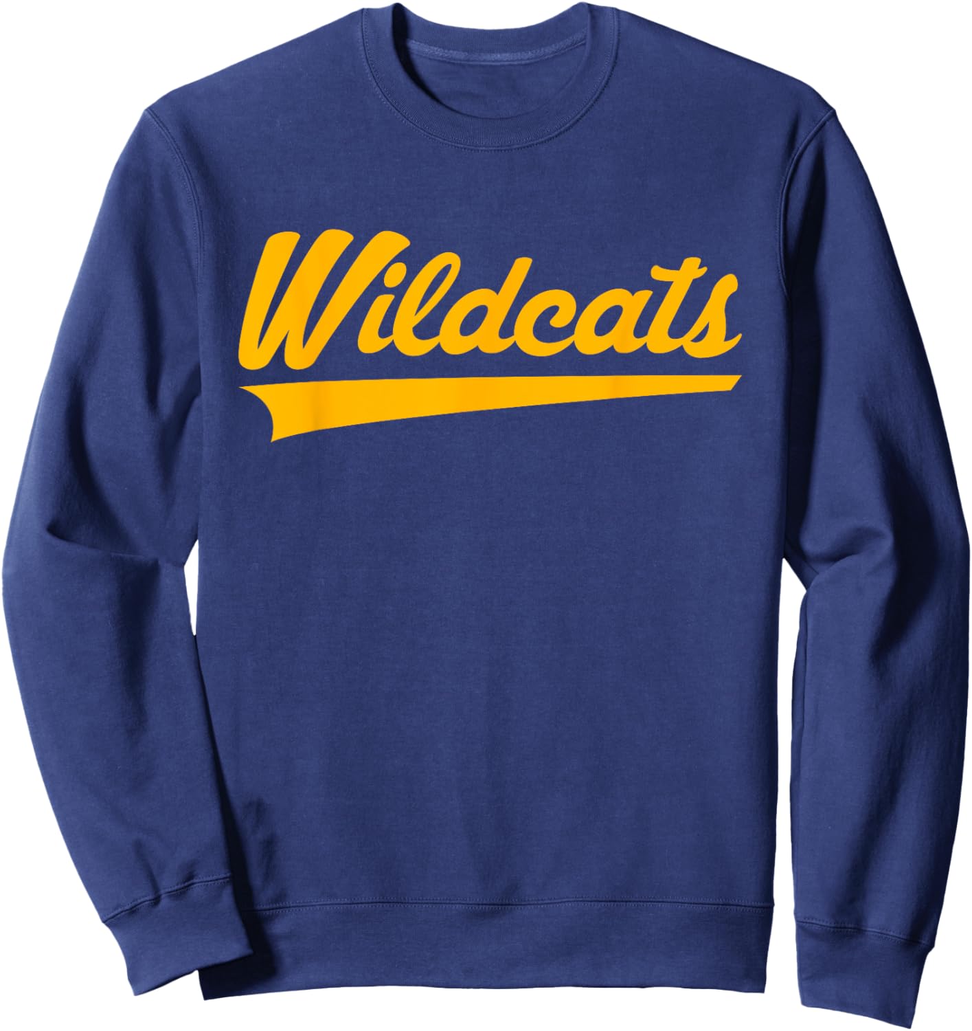 Marion Wildcats Vintage Swoosh Sweatshirt - Sweatshirt | Navy