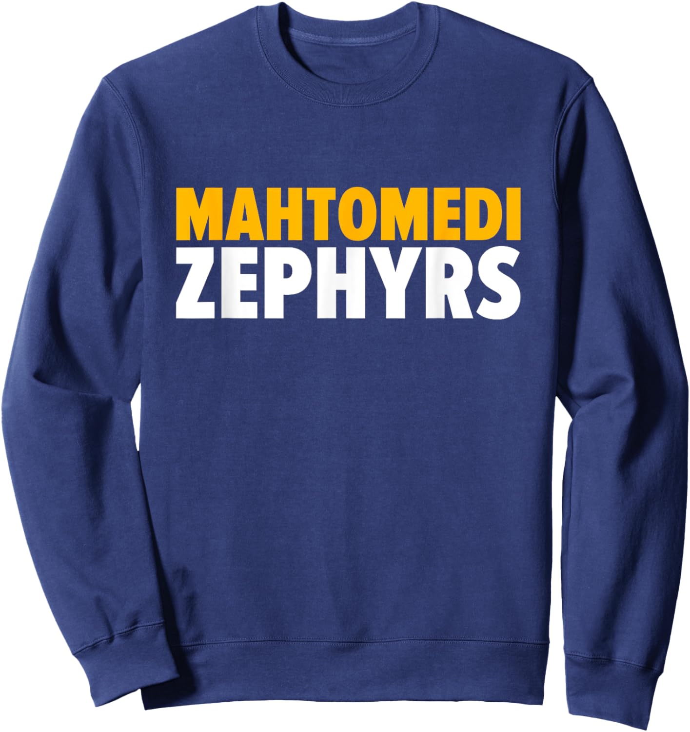 Mahtomedi Zephyrs Bold Sweatshirt - Sweatshirt | Navy