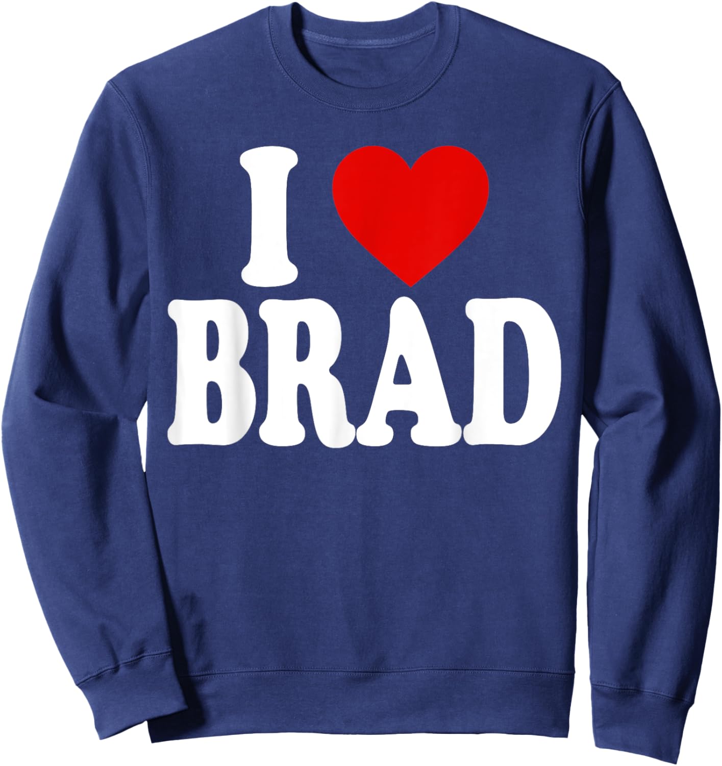 I Heart Love Brad Sweatshirt - Sweatshirt | Navy
