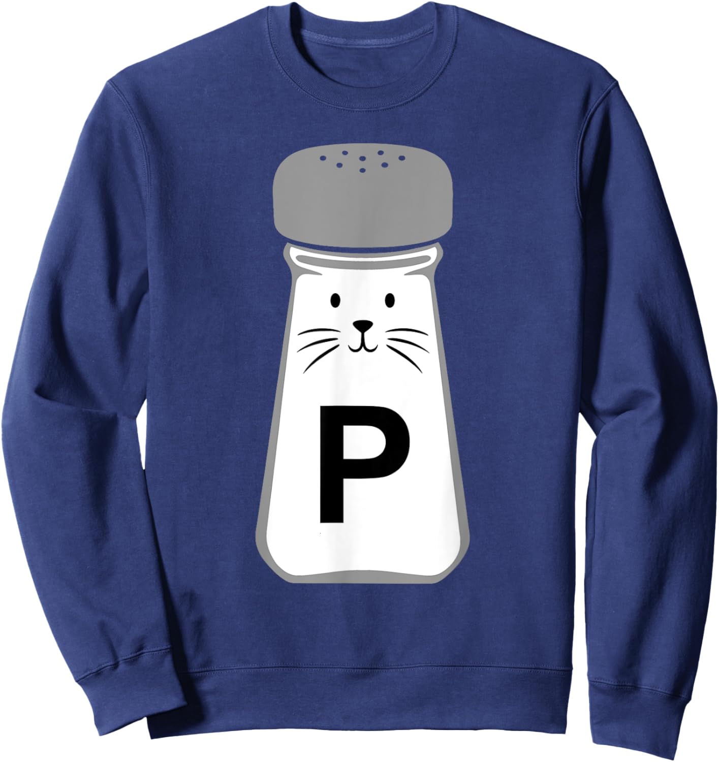 Salt And Pepper Halloween Costume Sweatshirt - Sweatshirt | Navy