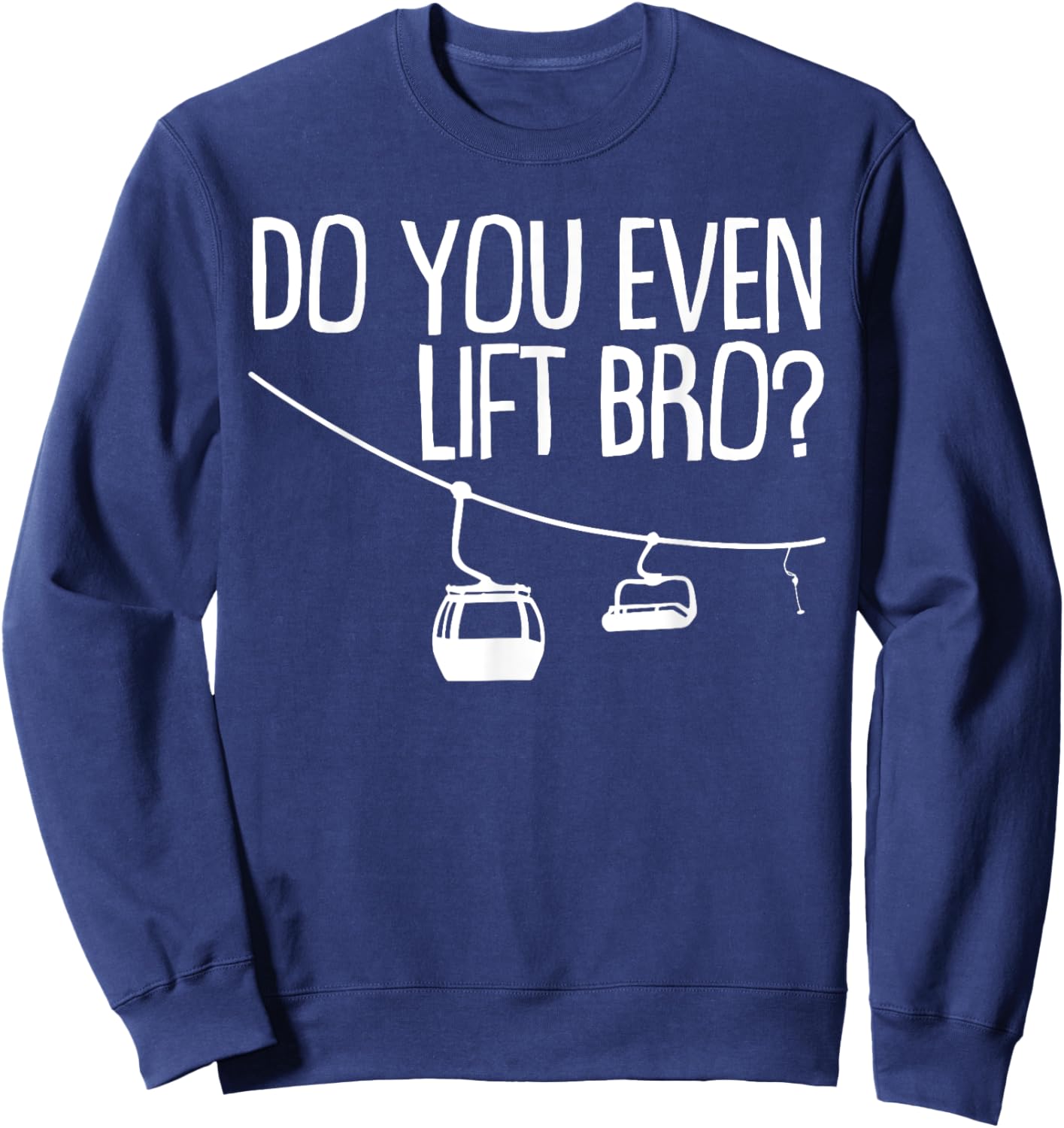Funny Skiing Snowboarding Design Women Snowboarder Sweatshirt - Sweatshirt | Navy