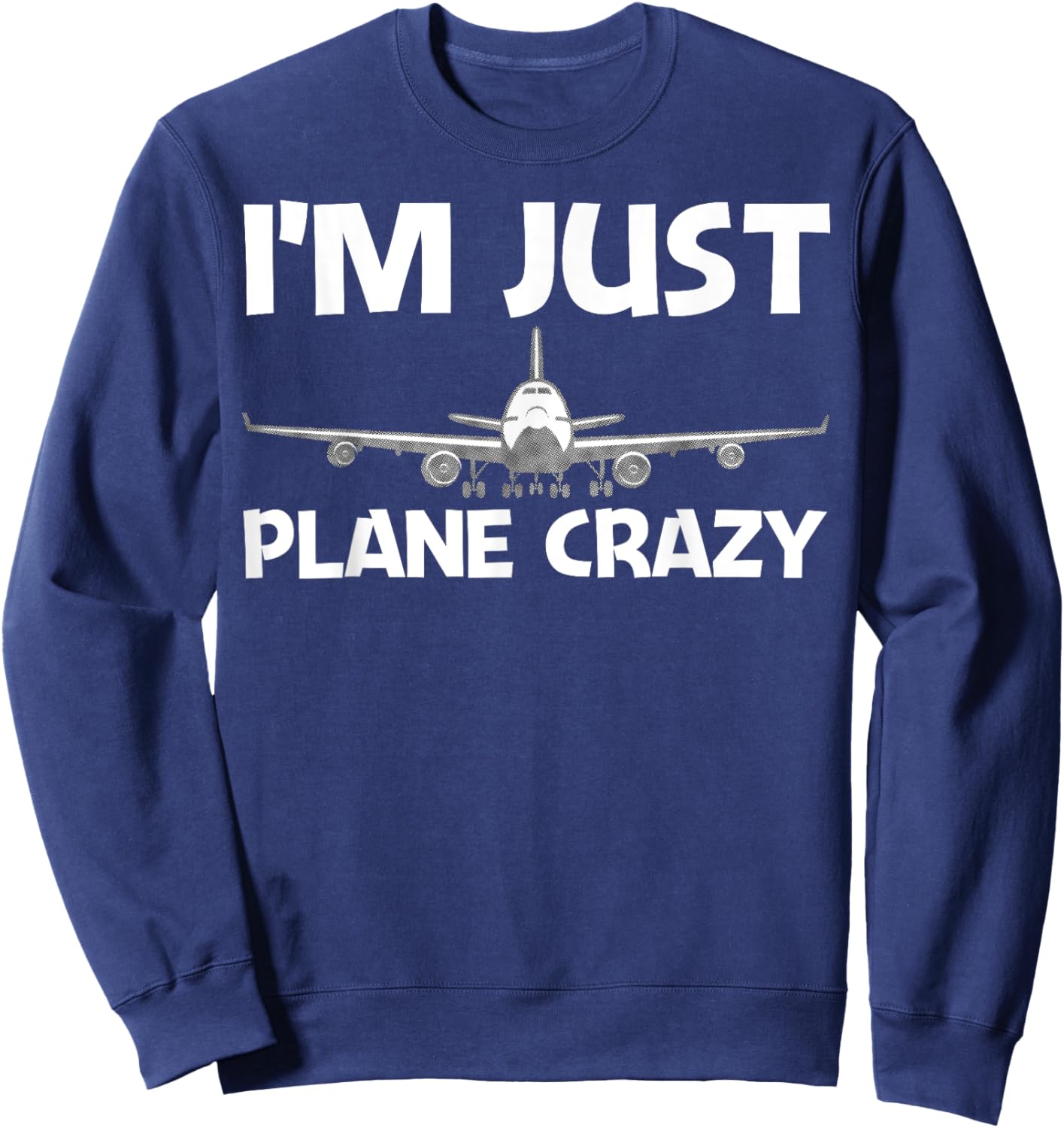 Cool Airplane Women Aviation Plane Airplane Pilot Sweatshirt - Sweatshirt | Navy