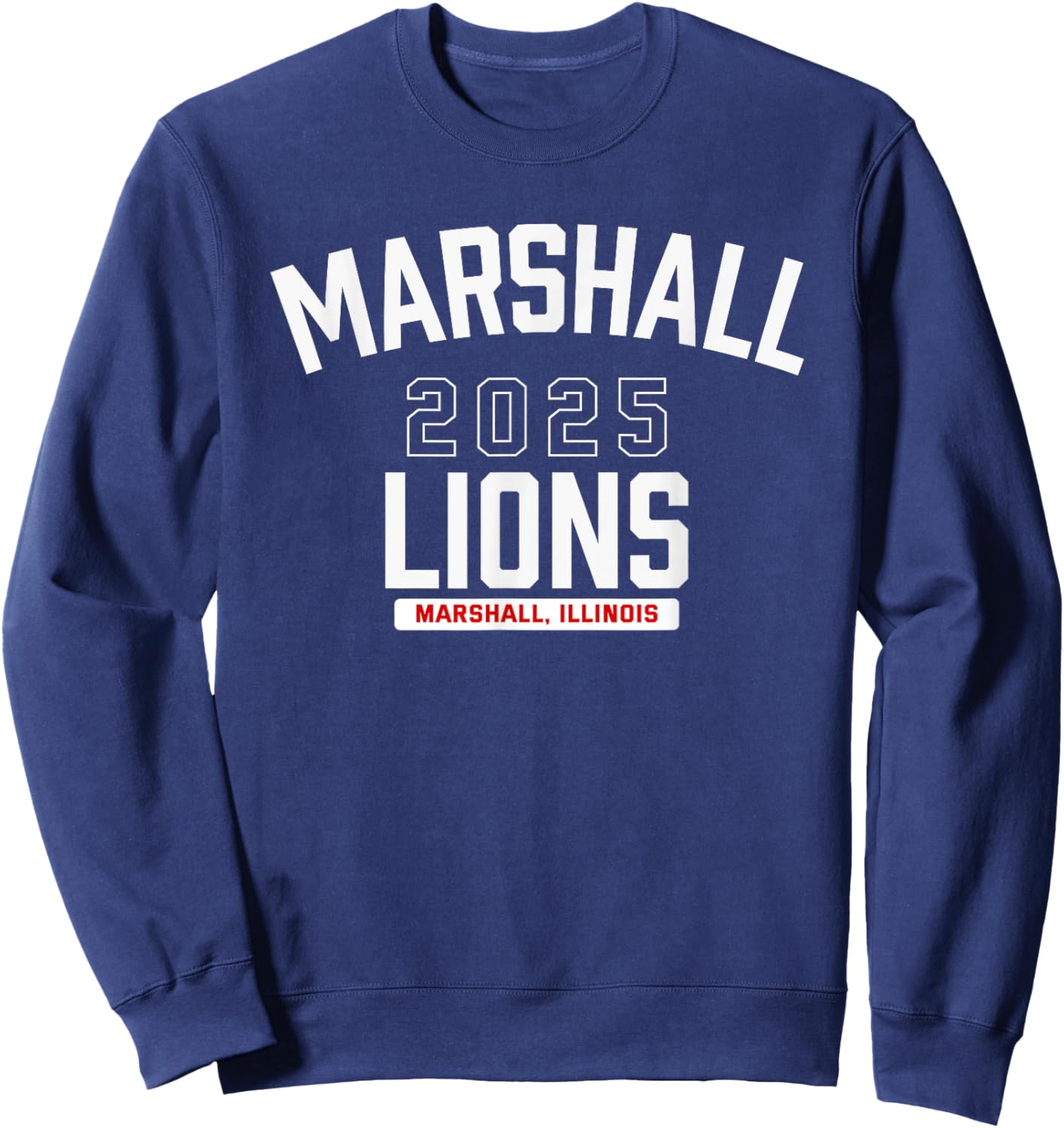 Marshall Lions Marshall, Illinois 2025 Sweatshirt - Sweatshirt | Navy