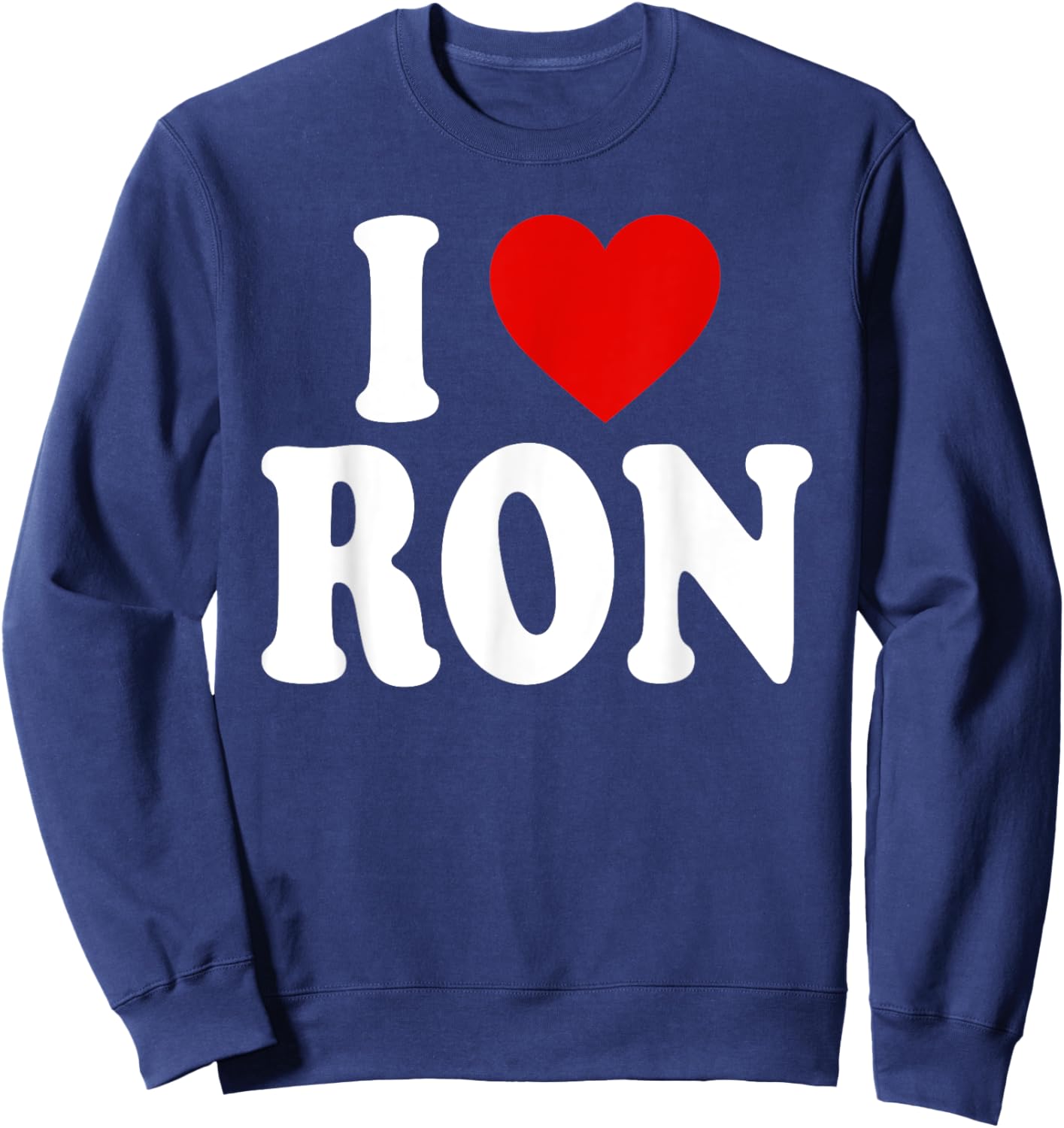 I Heart Love Ron Sweatshirt - Sweatshirt | Navy