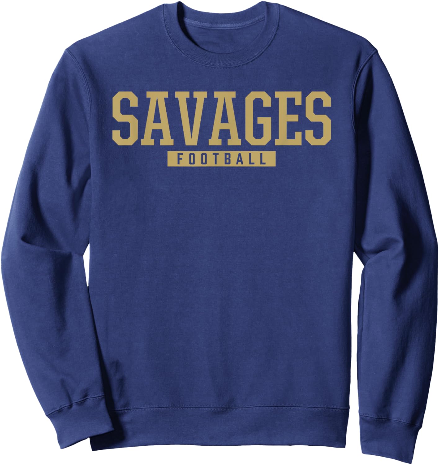 Broken Bow Savages Football HS Sweatshirt - Sweatshirt | Navy