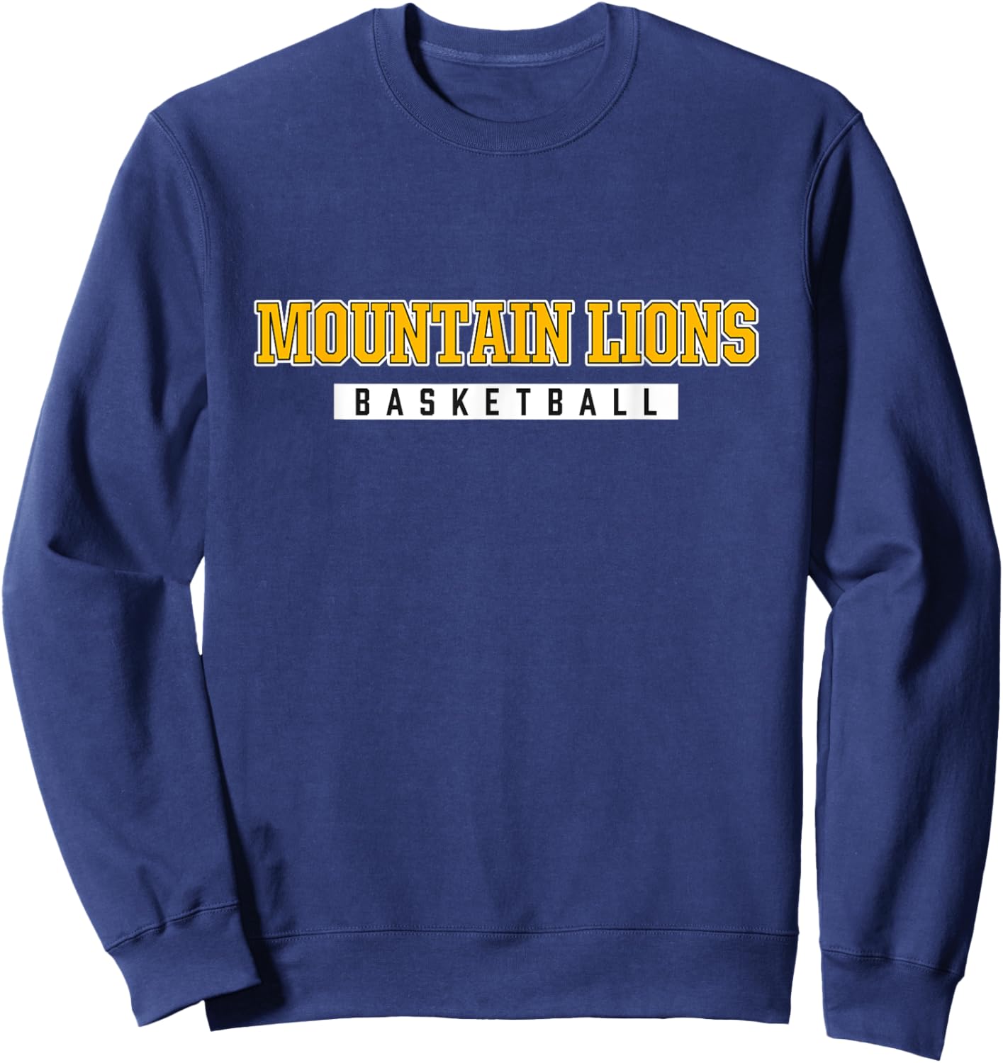 Mountain Lions Basketball Tucker County High School Sweatshirt - Sweatshirt | Navy