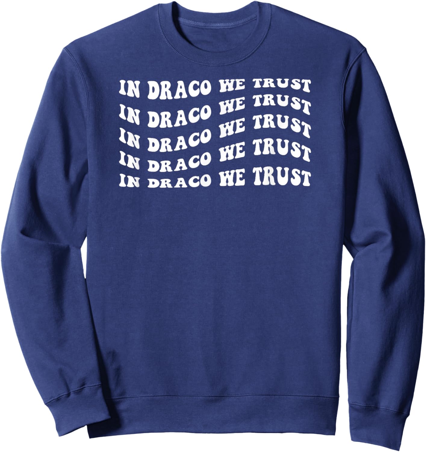 In Draco We Trust Sweatshirt - Sweatshirt | Navy