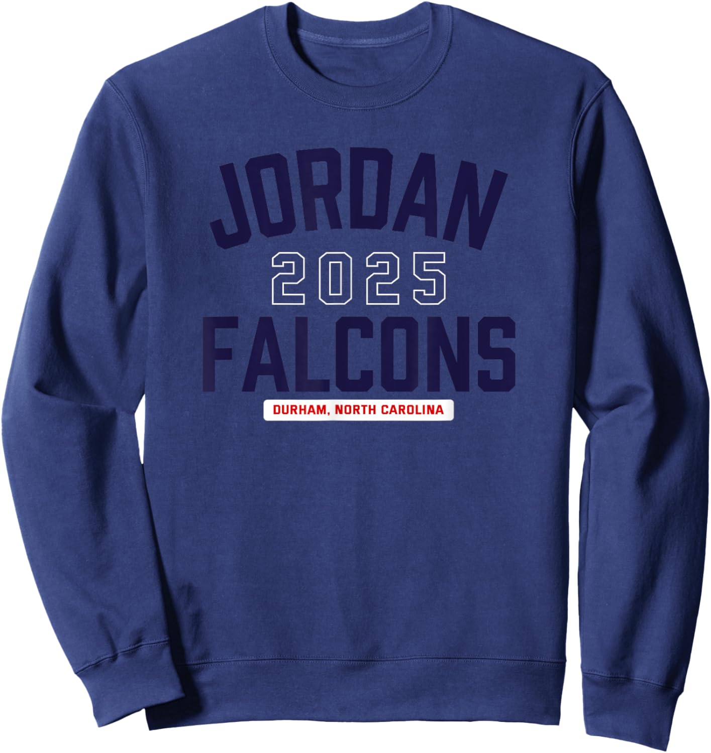 Jordan Falcons Durham, North Carolina 2025 Sweatshirt - Sweatshirt | Navy