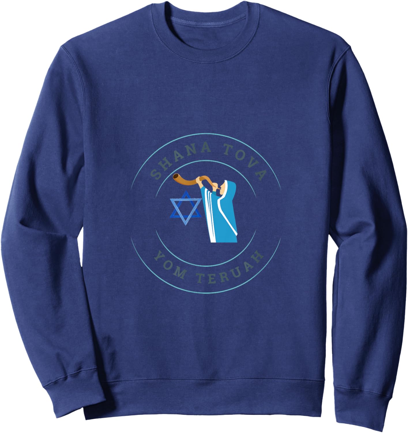 Shana Tova Yom Teruah Sweatshirt - Sweatshirt | Navy