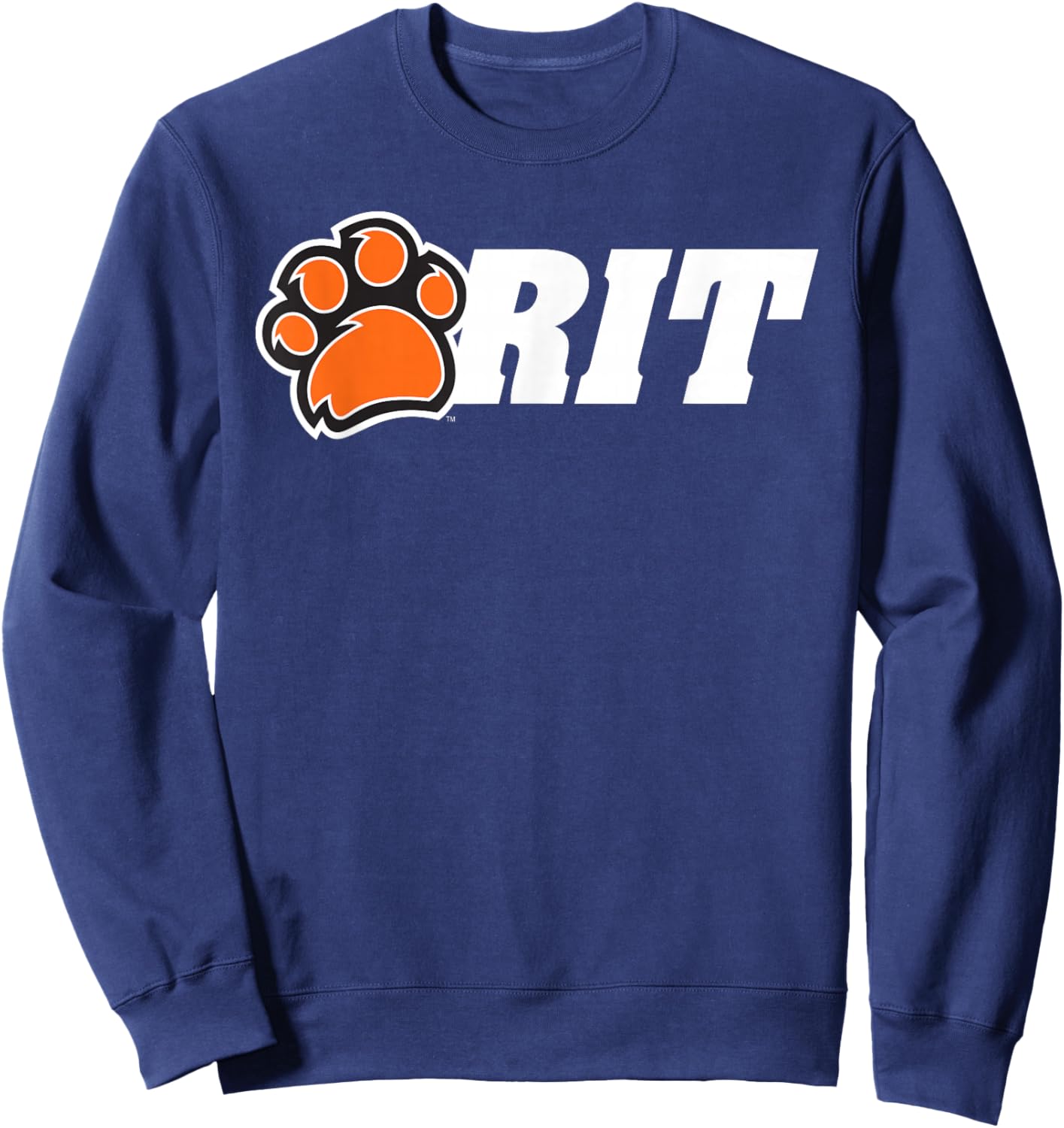 Rochester Institute of Technology RIT Paw Logo Sweatshirt - Sweatshirt | Navy