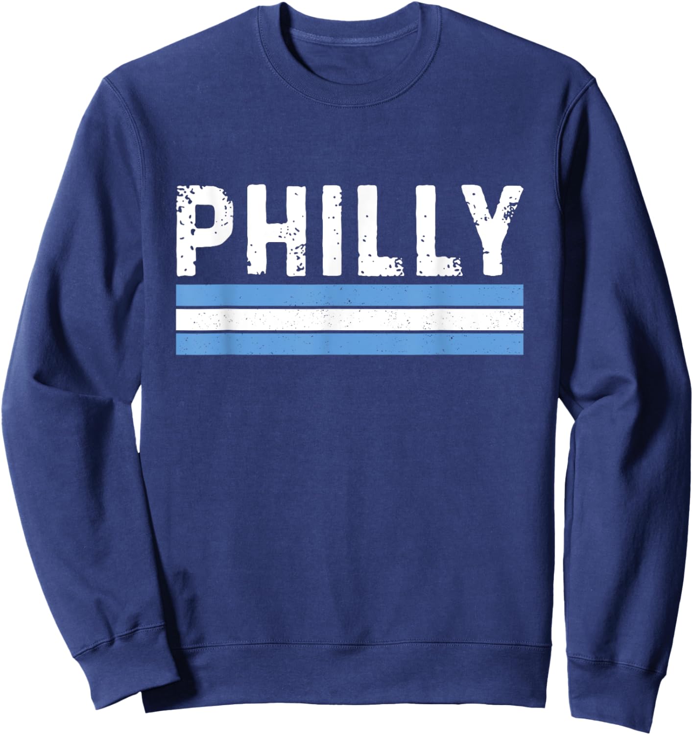 Philly Retro Vintage Philadelphia Pennsylvania Tourism Gift Sweatshirt - Sweatshirt | Navy