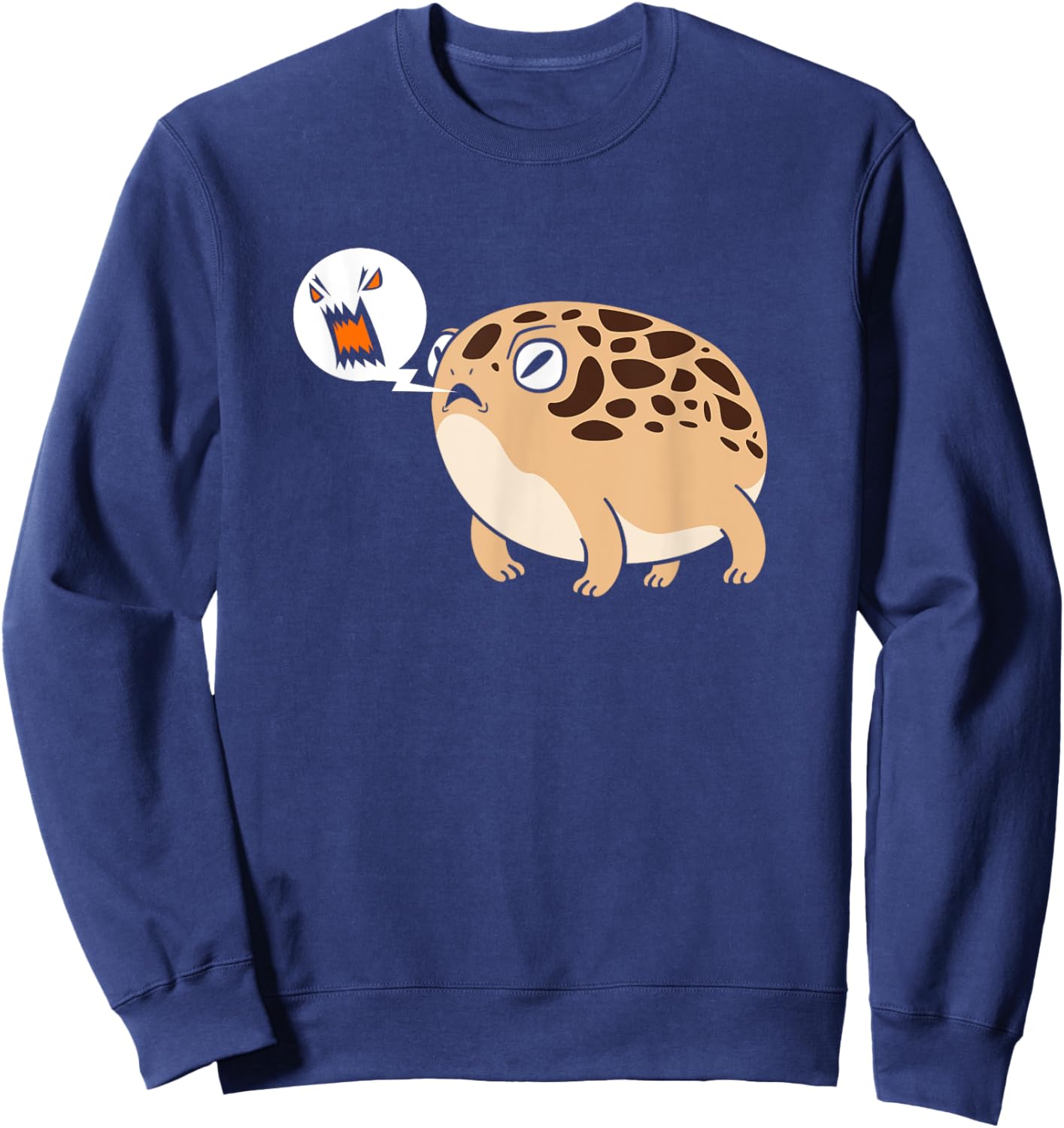 Cute Desert Rain Frog Lover Angry Frog Sweatshirt - Sweatshirt | Navy