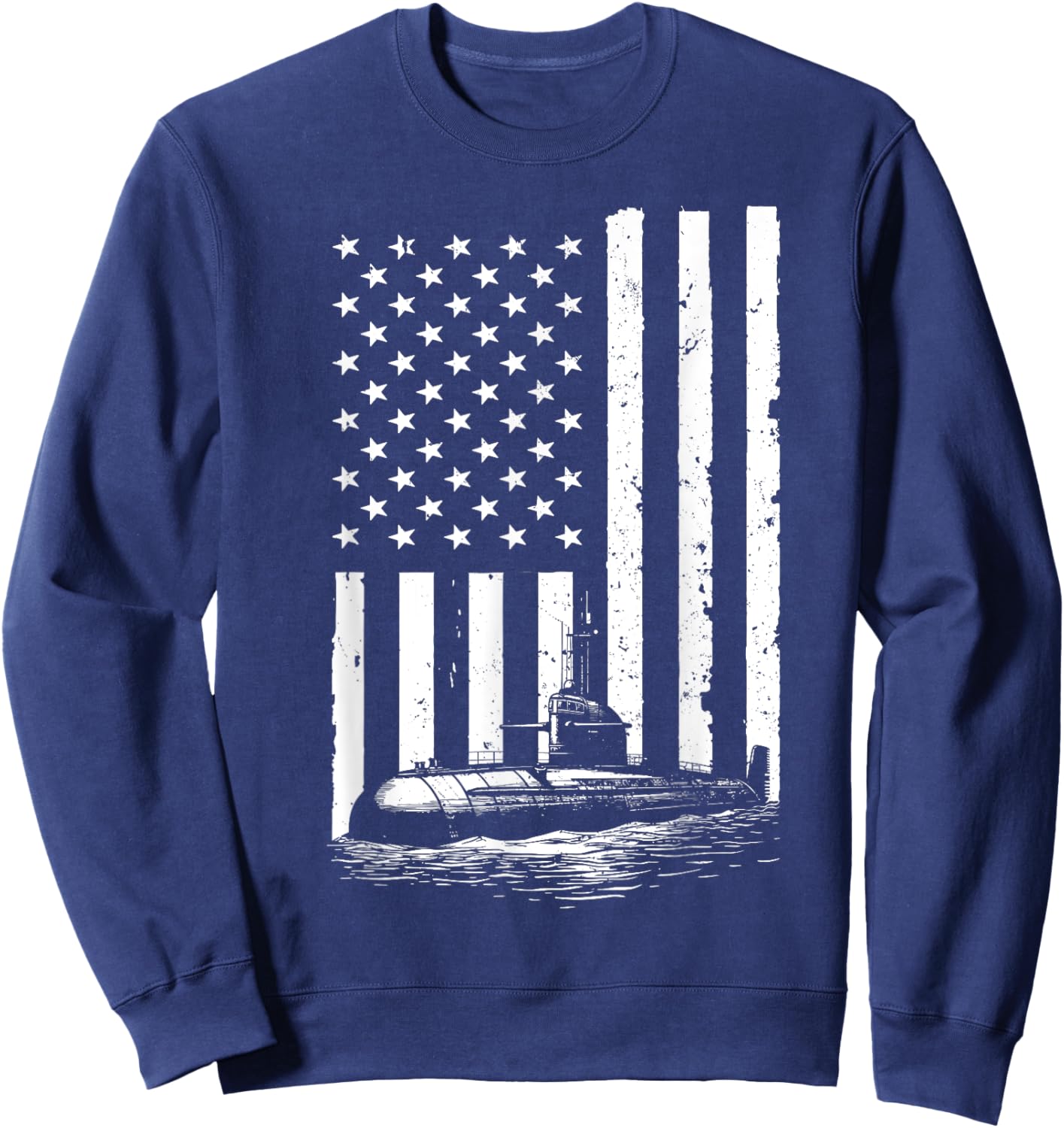 Funny Submarine Design Submariner Submarine Veteran Sweatshirt - Sweatshirt | Navy