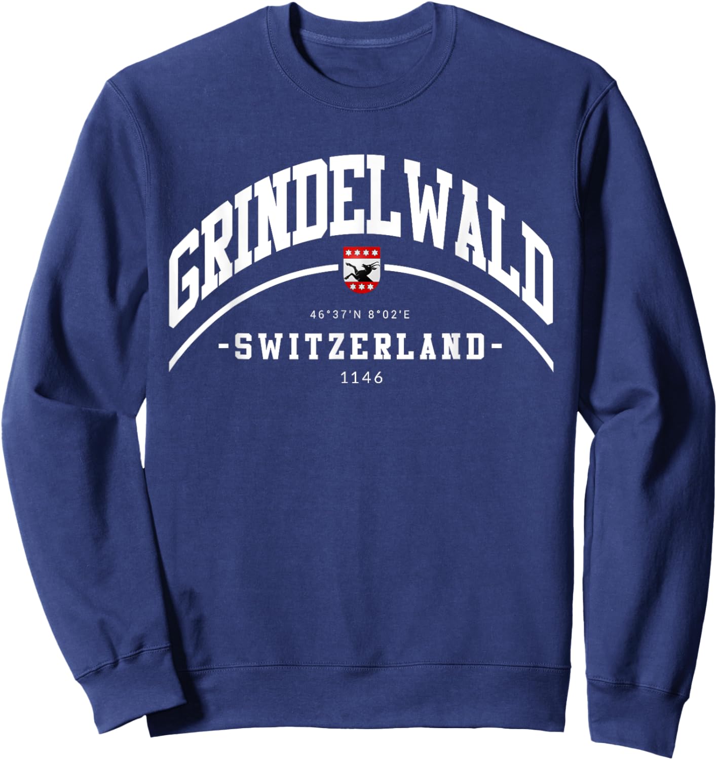Grindelwald vacation to Grindelwald Switzerland home Sweatshirt - Sweatshirt | Navy