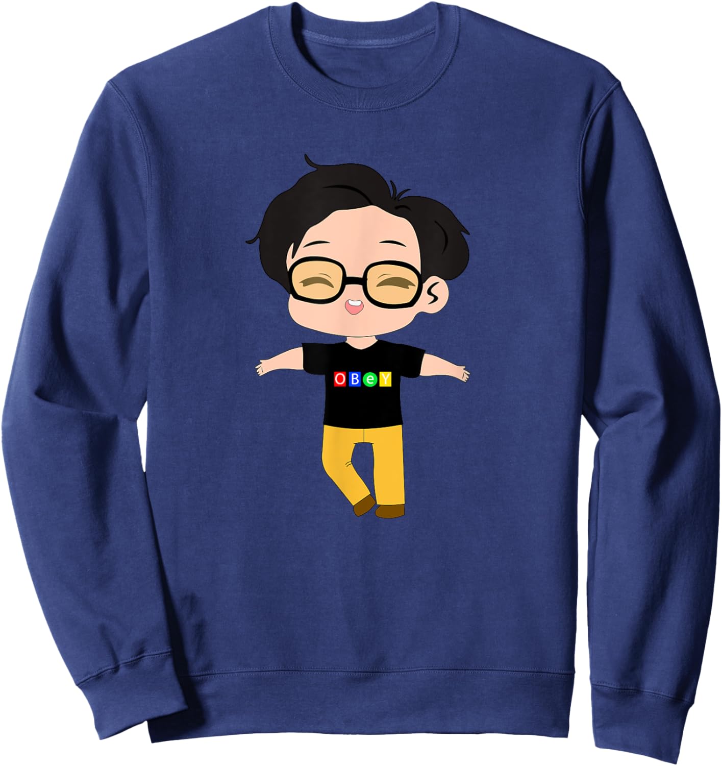 Hobi Obey Sweatshirt - Sweatshirt | Navy