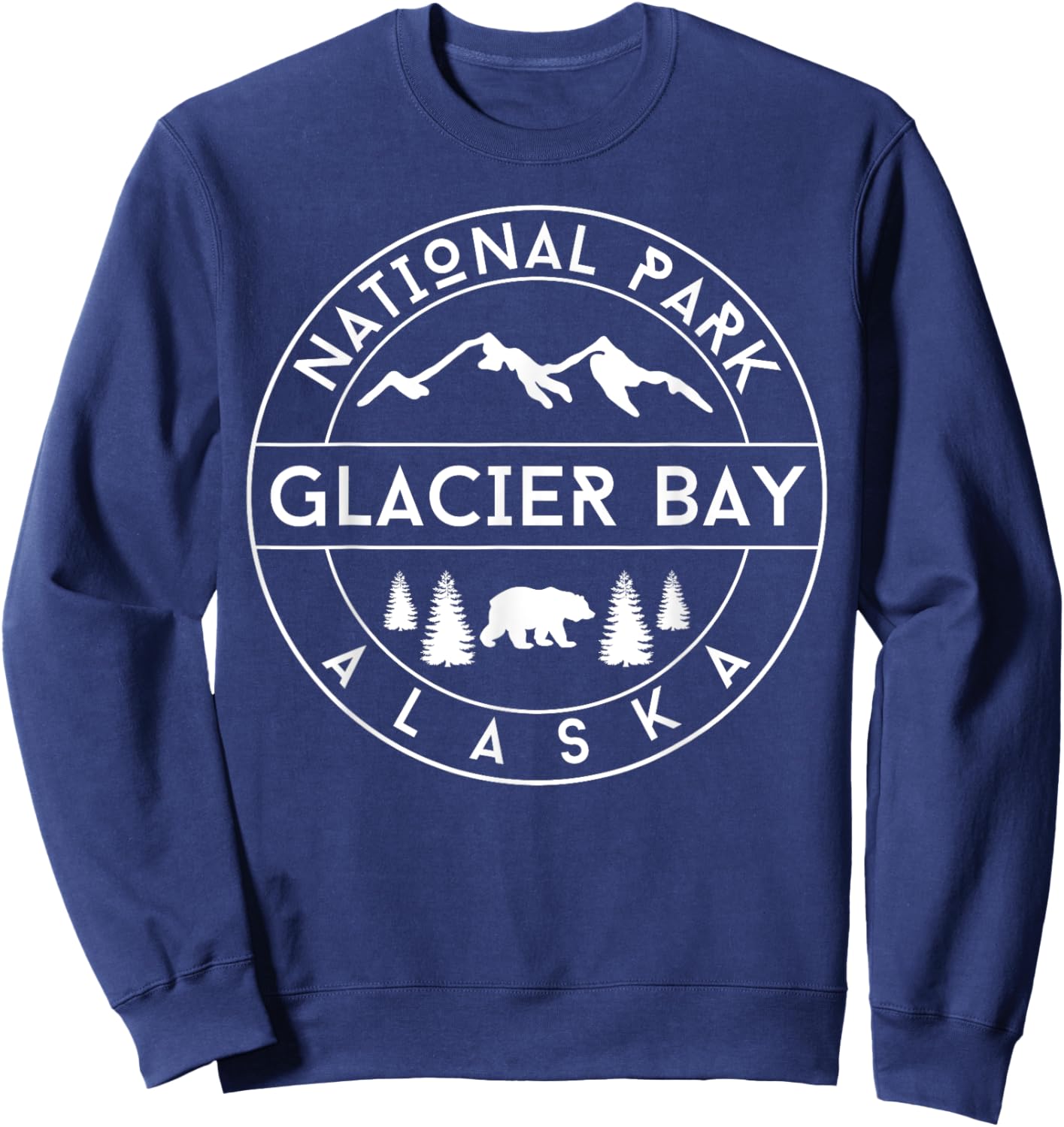 Glacier Bay National Park Sweatshirt - Sweatshirt | Navy