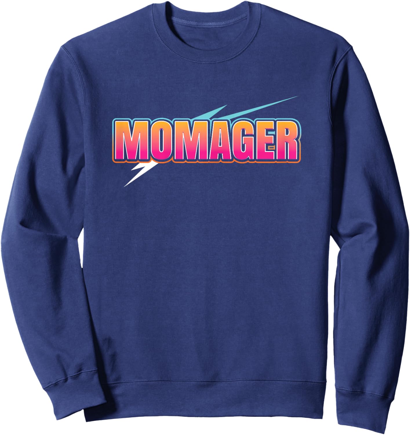 Momager Funny Sweatshirt - Sweatshirt | Navy