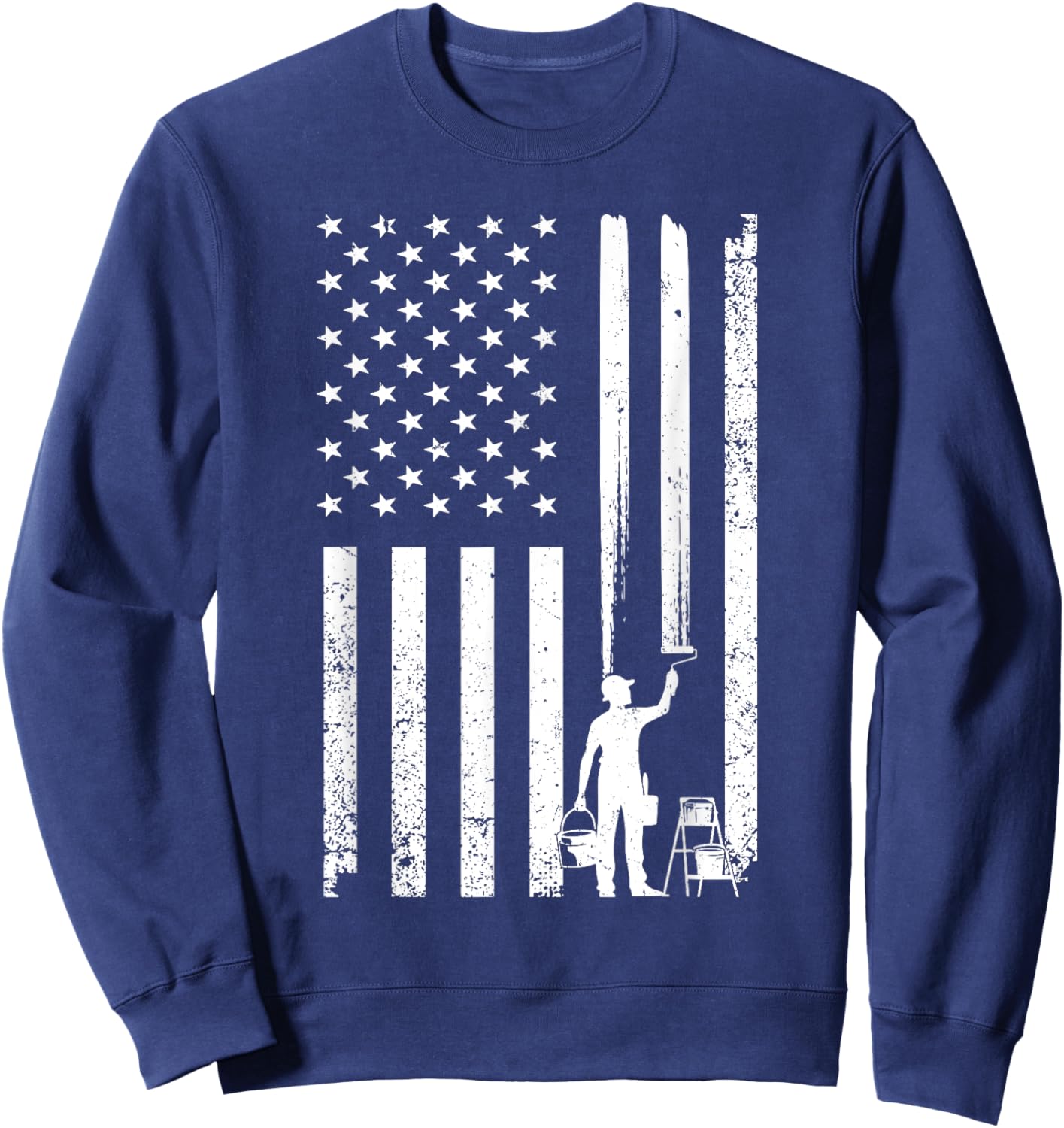Cool Painter Art Women Painting Job House Painter Sweatshirt - Sweatshirt | Navy