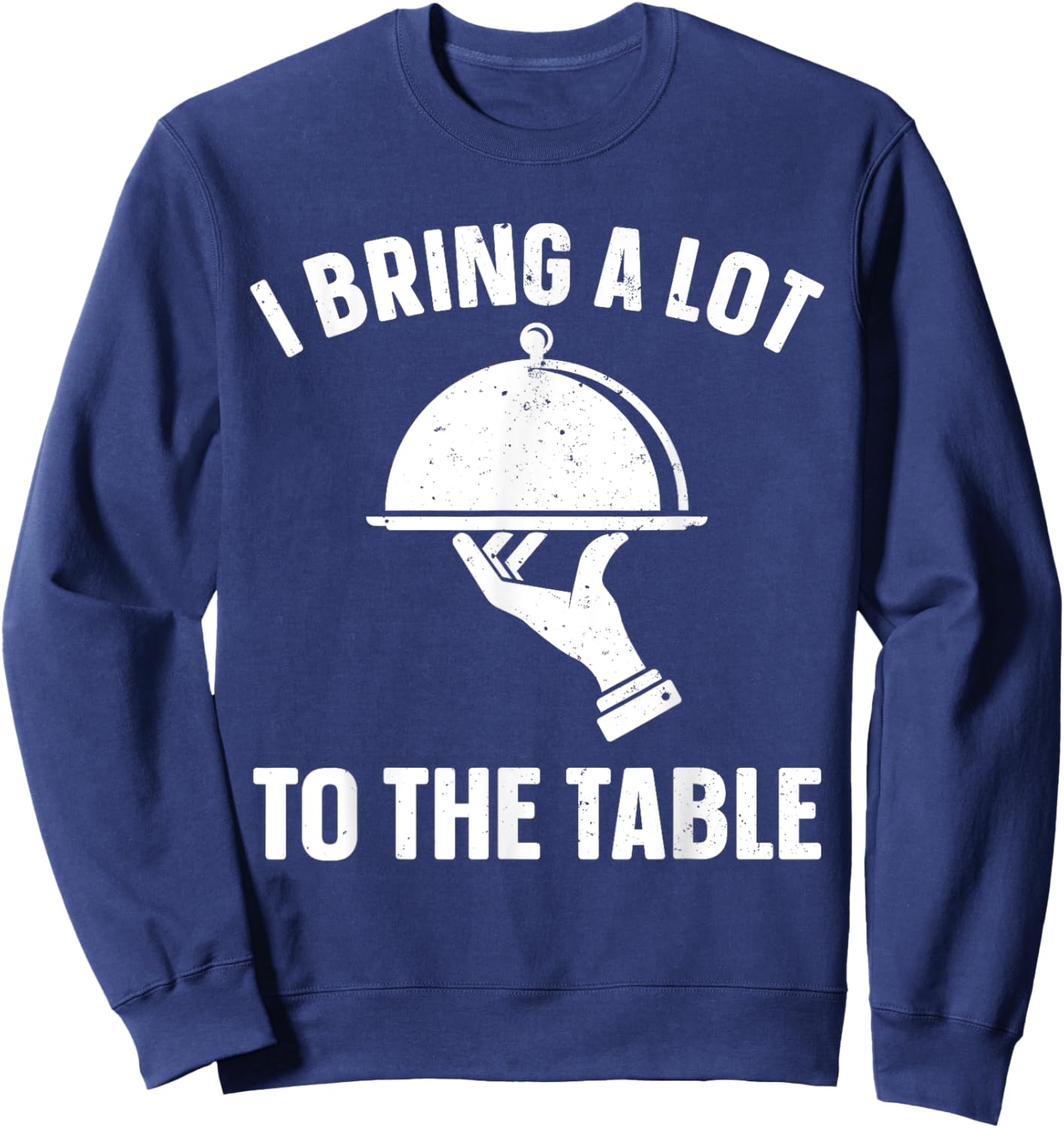 Best Waitress Design Girls Food Server Waitress Sweatshirt - Sweatshirt | Navy