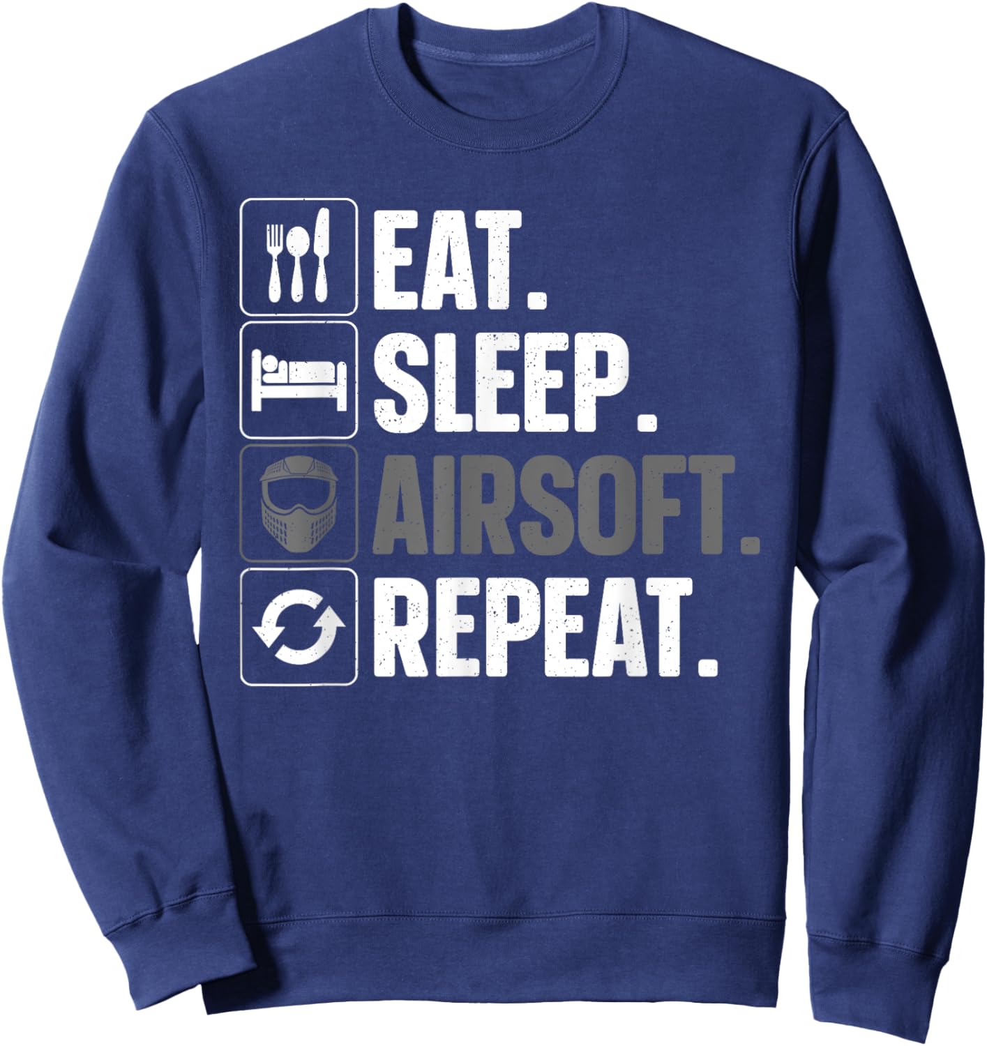 Funny Airsoft Design Women Airsoft Player Airsoft Sweatshirt - Sweatshirt | Navy
