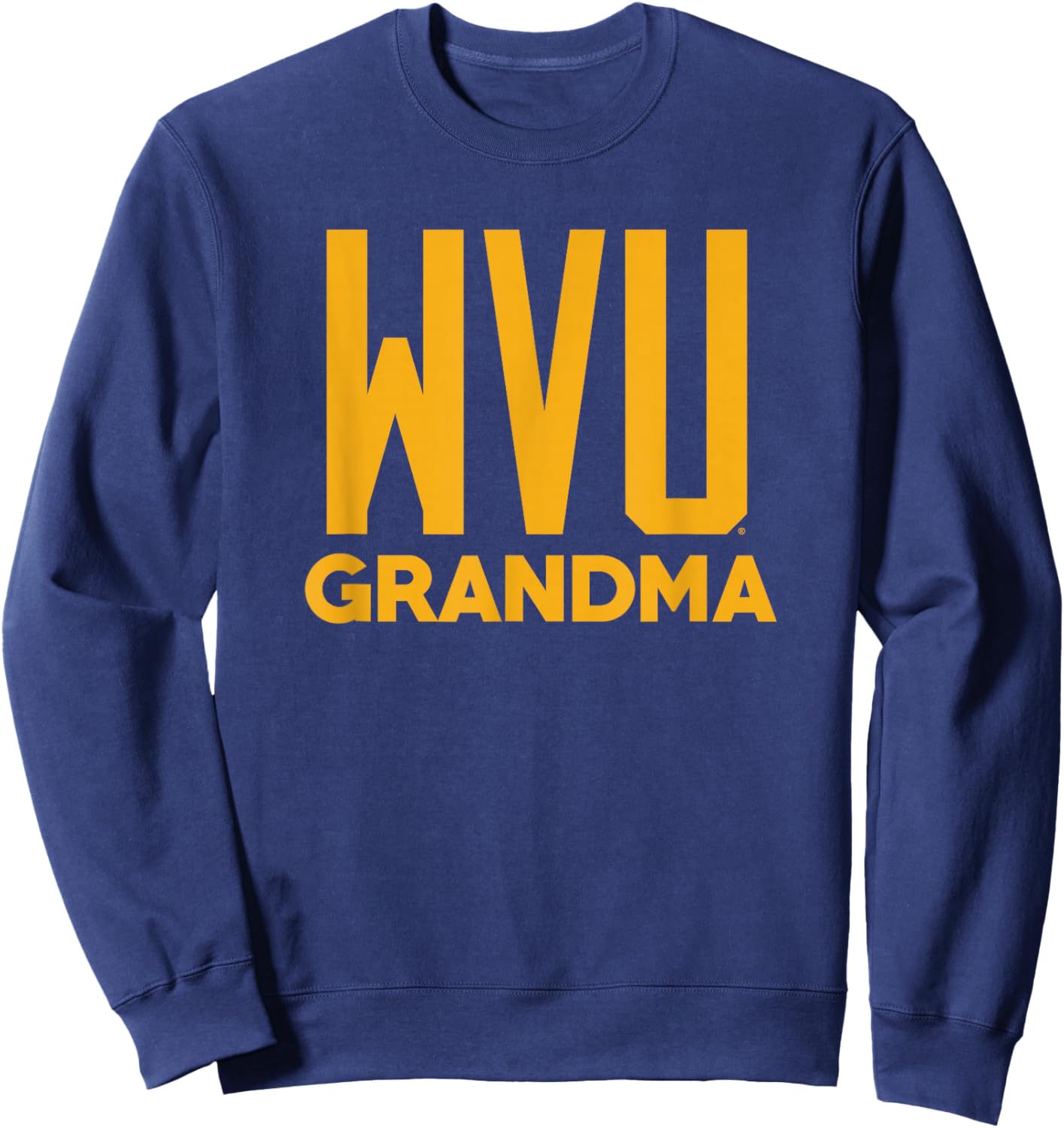 Campus Lab West Virginia University Mountaineers Grandma Sweatshirt - Sweatshirt | Navy