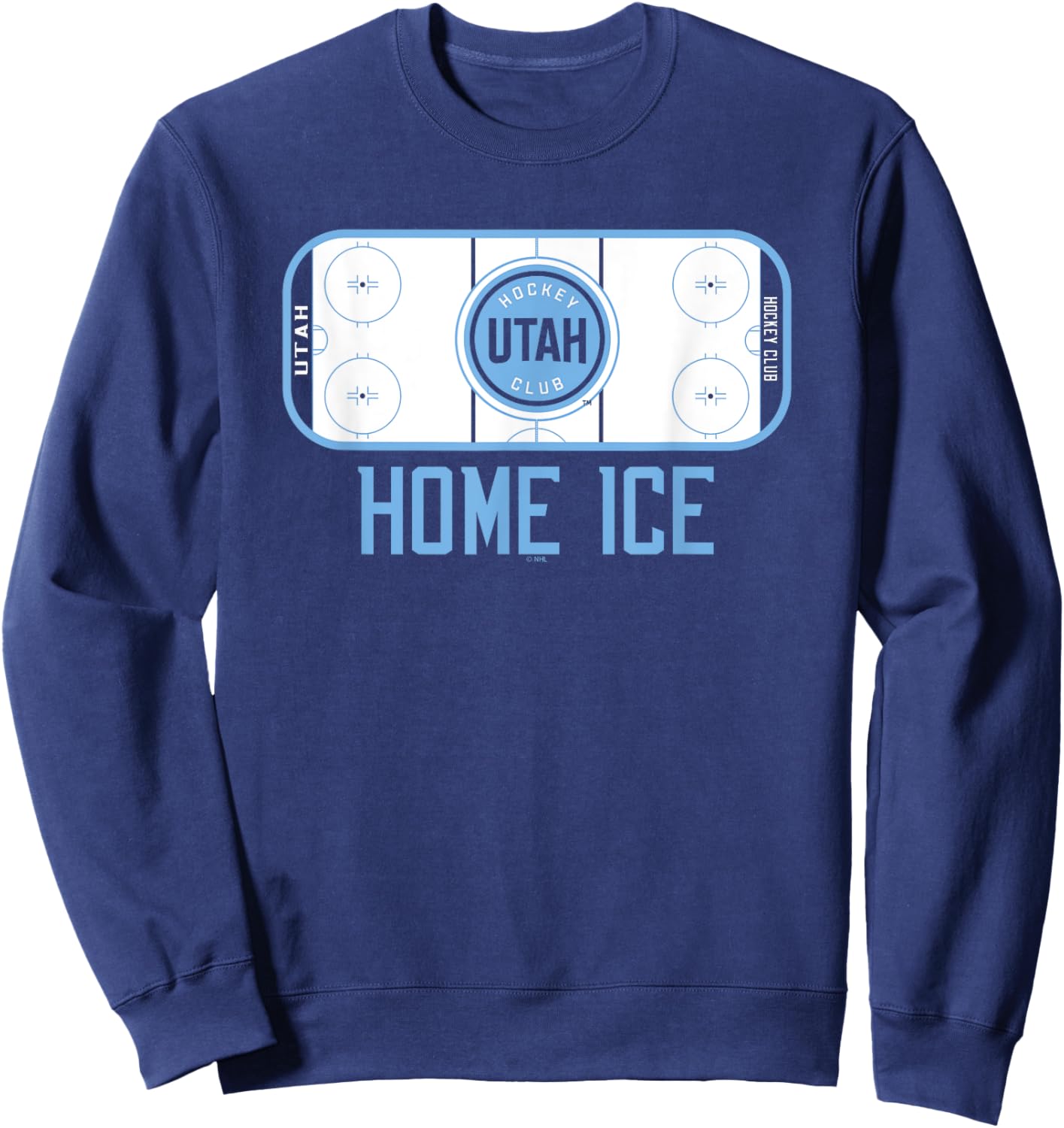 Utah Hockey Club Home Ice Black Officially Licensed Sweatshirt - Sweatshirt | Navy