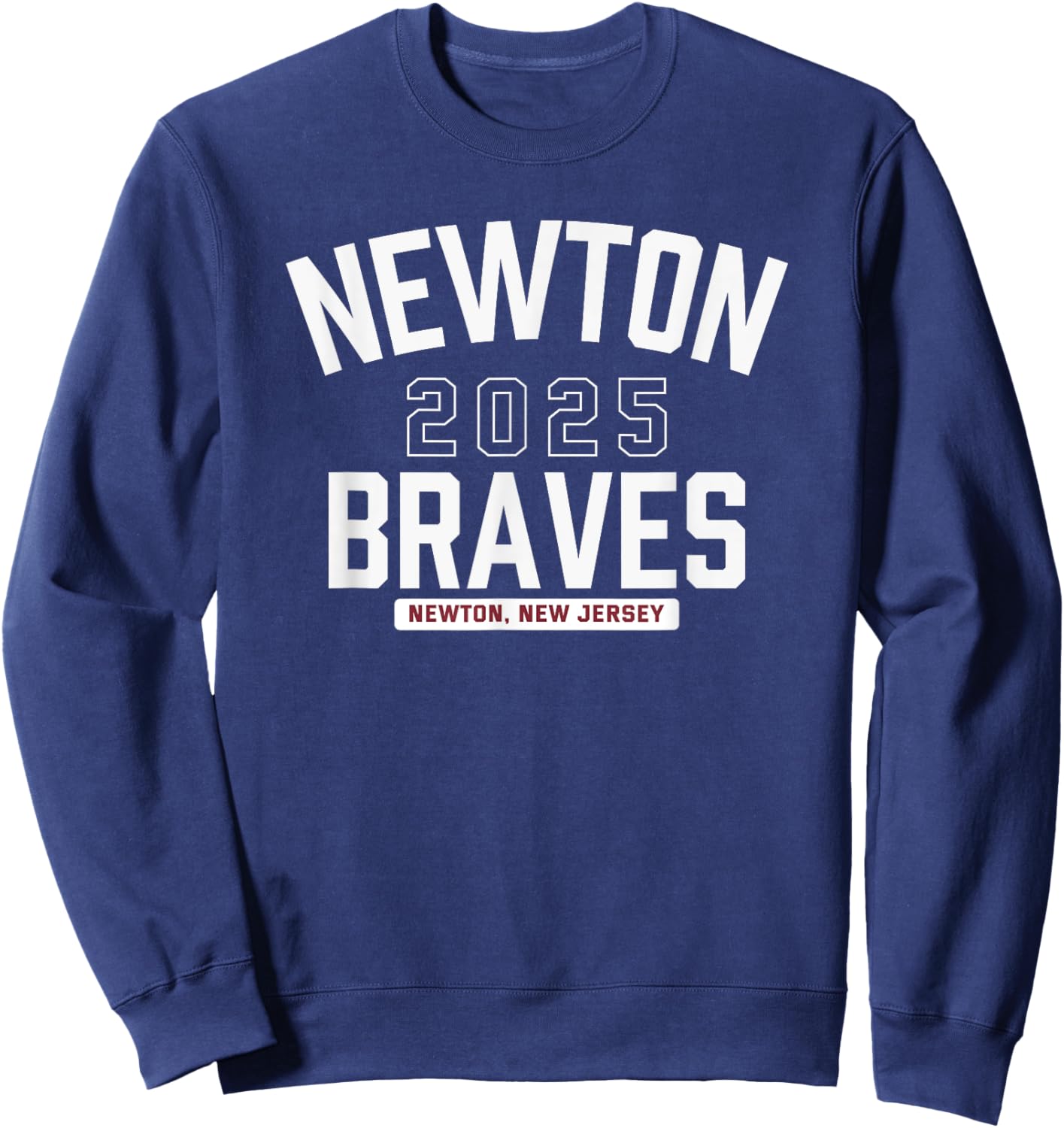 Newton Braves Newton, New Jersey 2025 Sweatshirt - Sweatshirt | Navy