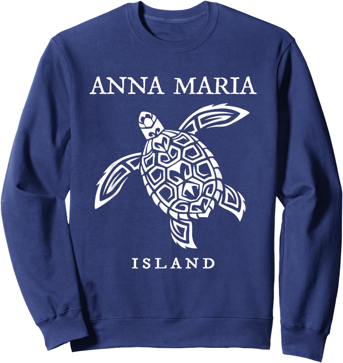 Anna Maria Island Florida Sea Turtle Vacation Souvenir Sweatshirt - Sweatshirt | Navy