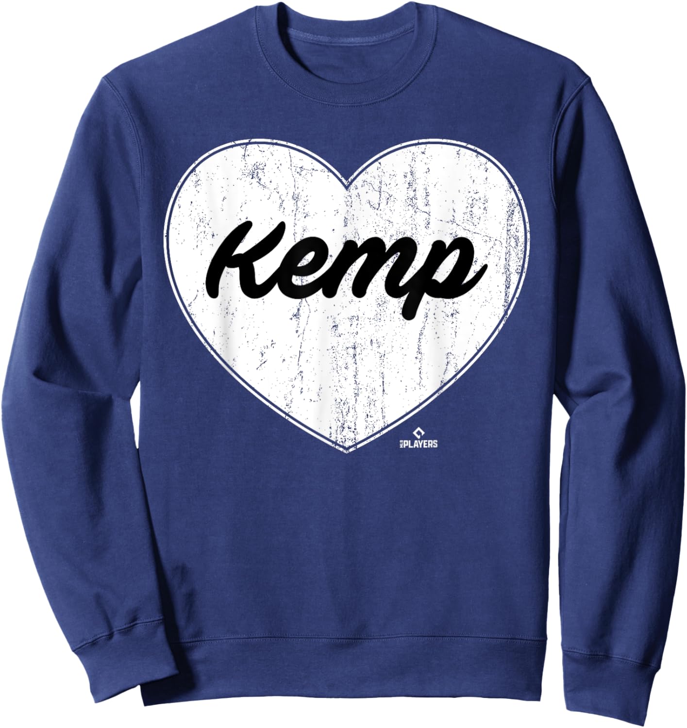 Distressed Heart Otto Kemp Prospect Baseball Fan Gear Sweatshirt - Sweatshirt | Navy
