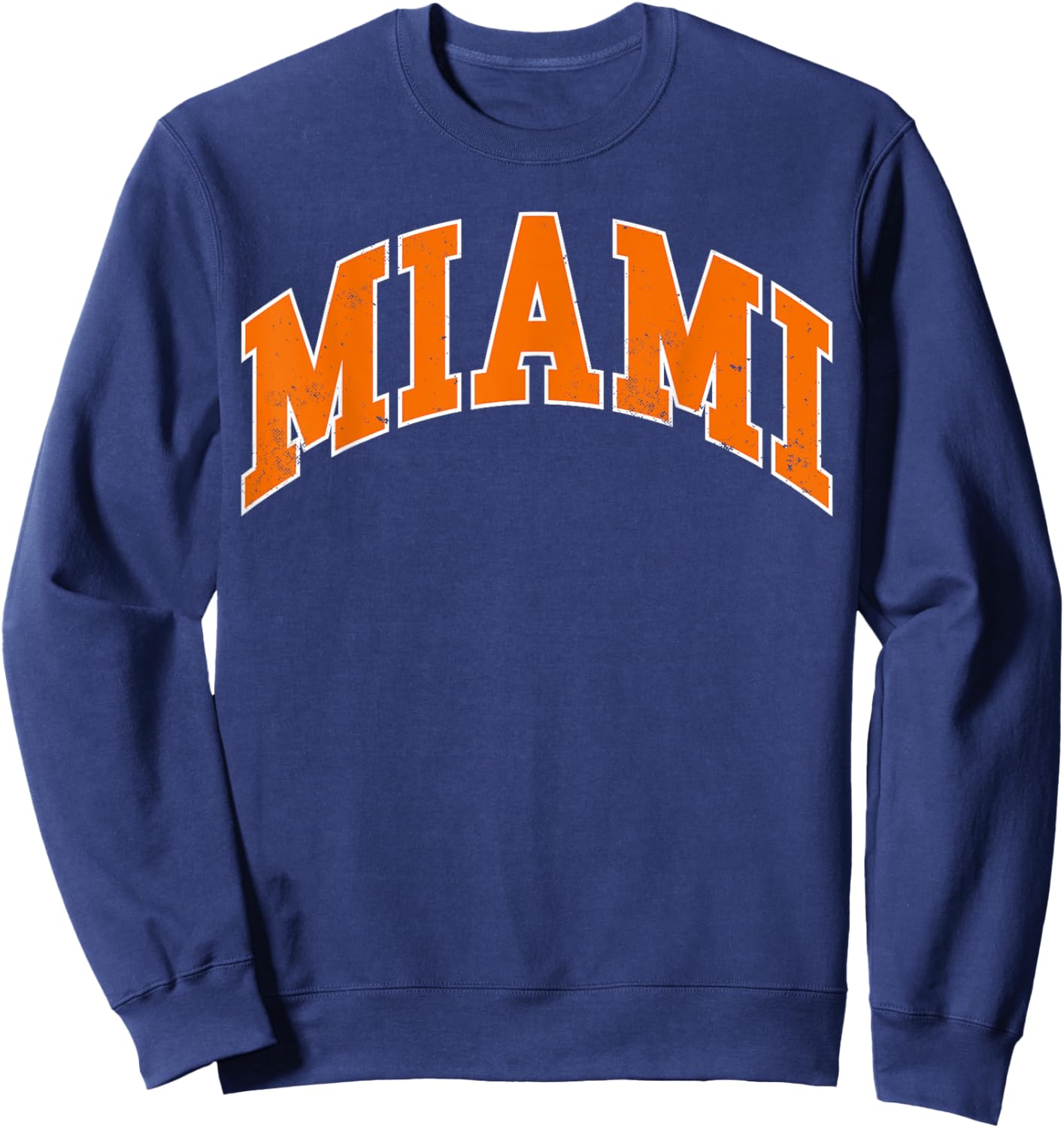 Miami retro city Sweatshirt - Sweatshirt | Navy