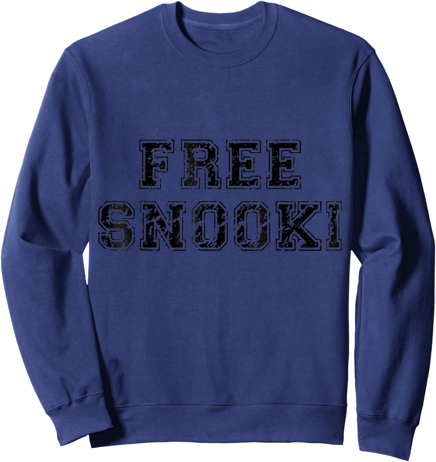 Retro Free Snooki Vintage Design Sweatshirt - Sweatshirt | Navy