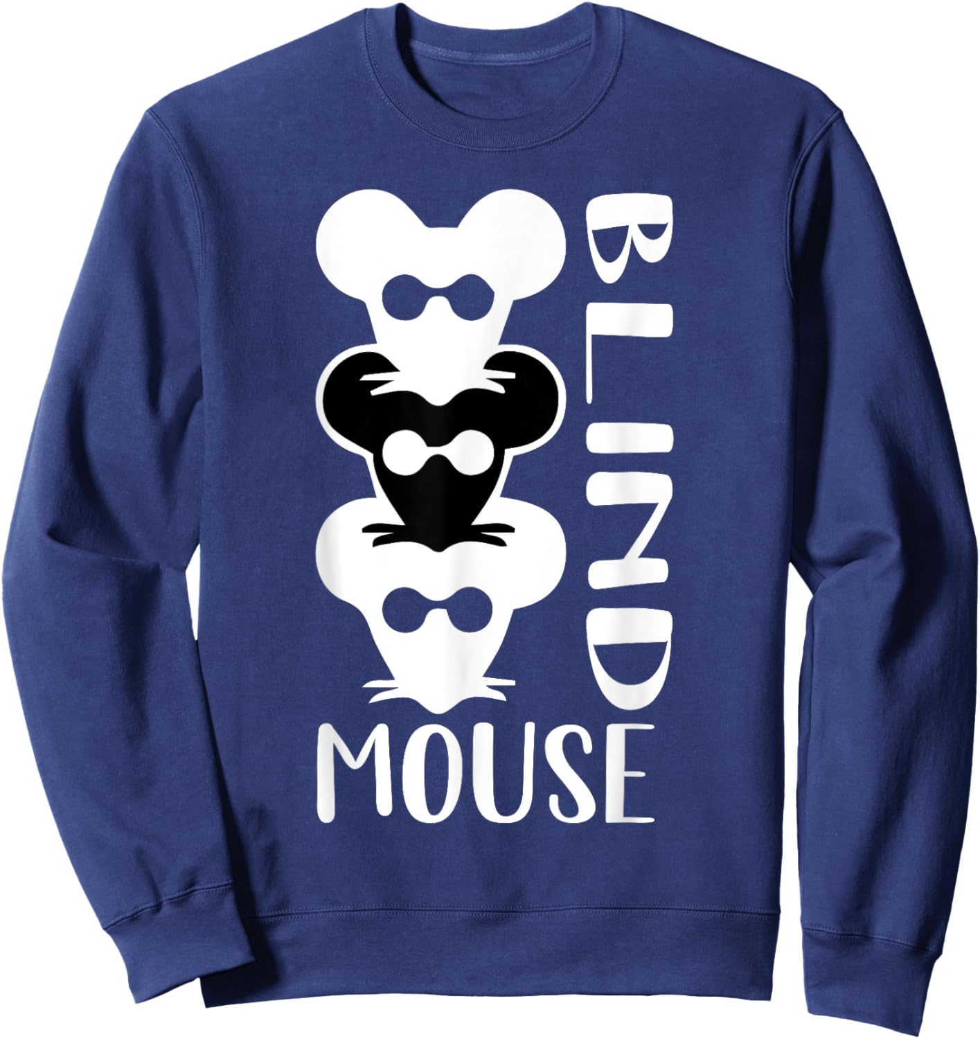 Three Blind Mice Costume Funny Apparel Sweatshirt - Sweatshirt | Navy