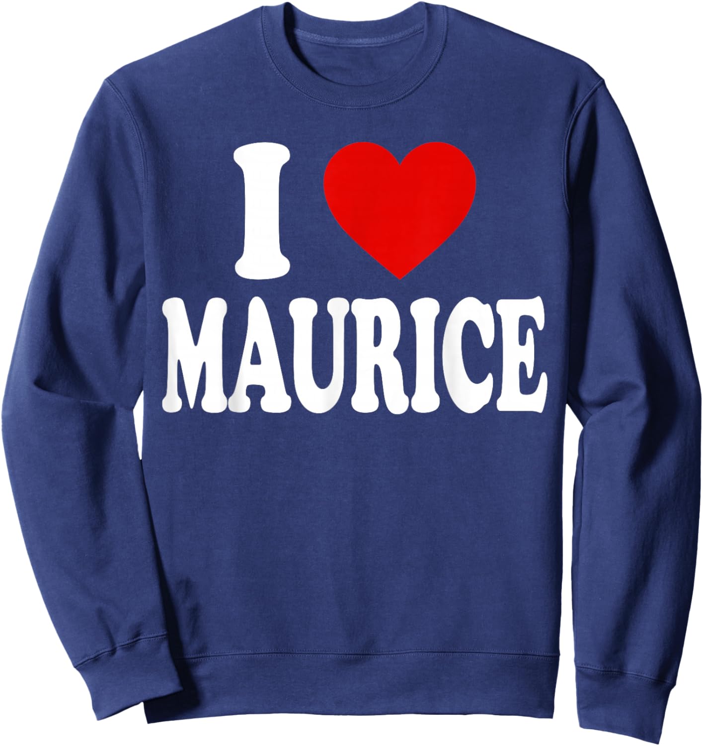 I Heart Love Maurice Sweatshirt - Sweatshirt | Navy