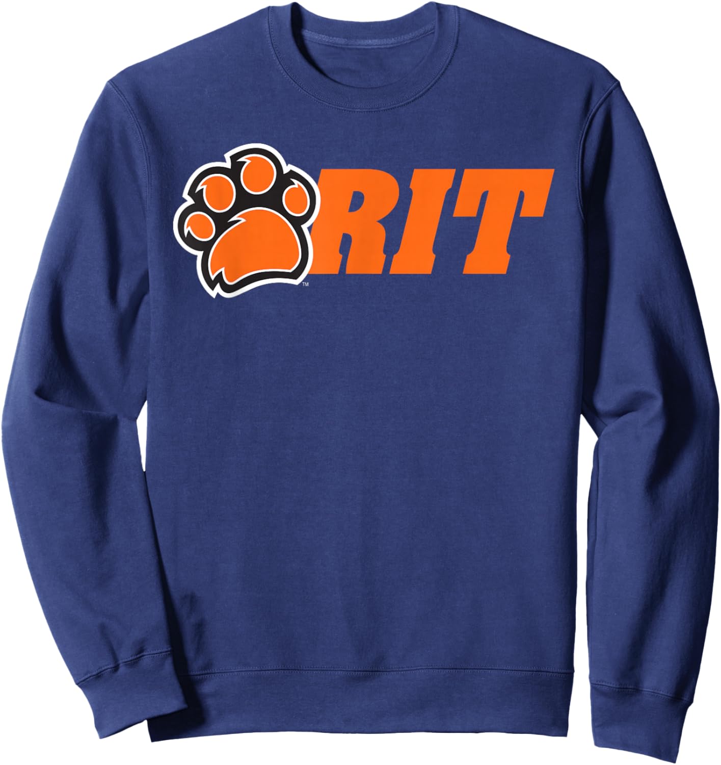 Rochester Institute of Technology -- Steve State RIT Paw Logo Sweatshirt - Sweatshirt | Navy