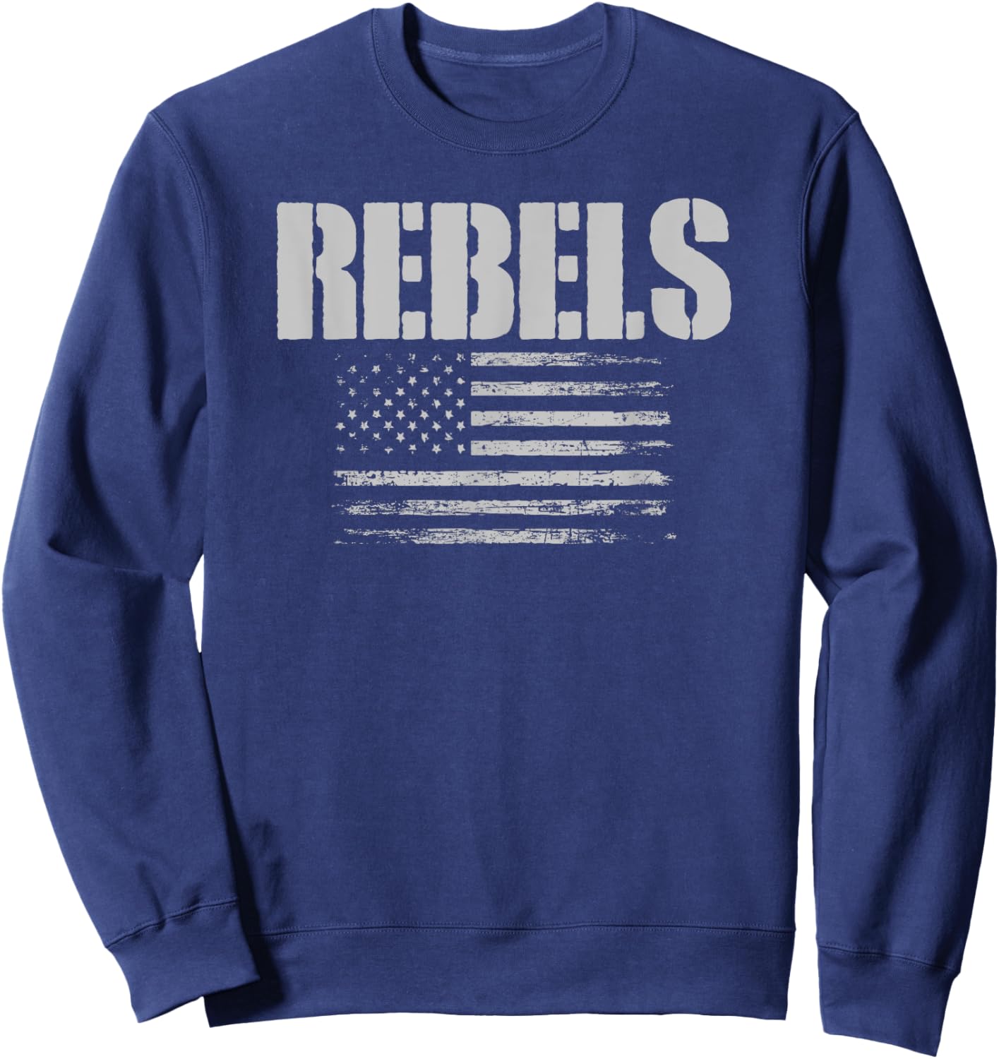 Champlin Park Rebels USA Flag Pride Sweatshirt - Sweatshirt | Navy