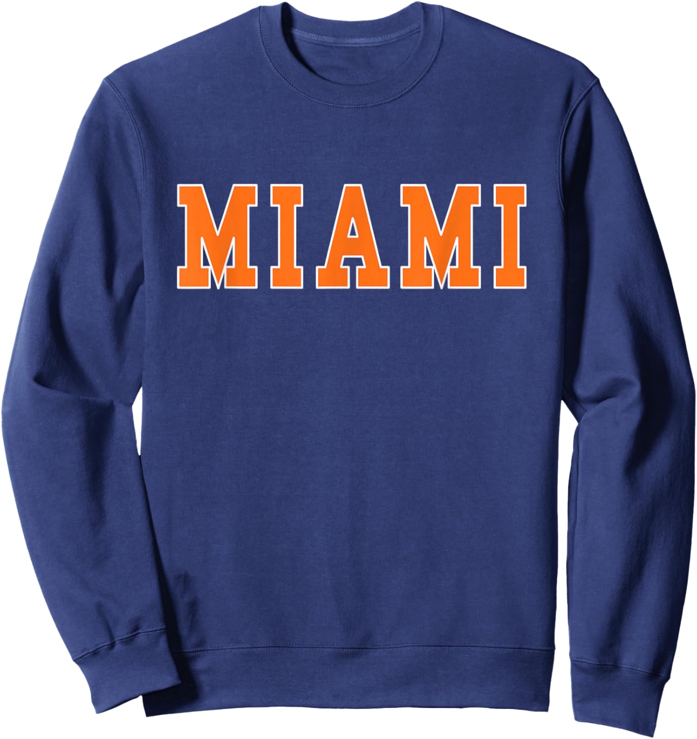 MIAMI - Throwback Design - Classic Sweatshirt - Sweatshirt | Navy