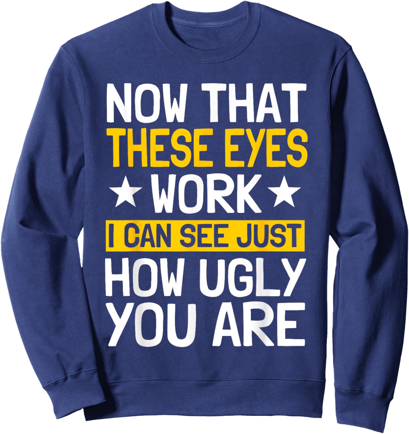 Eye Surgery Doctor Strong Patient Survivor Ophthalmologist Sweatshirt - Sweatshirt | Navy