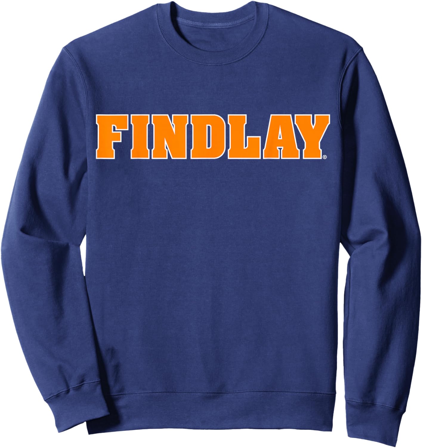 University of Findlay Oilers Block Text Logo Sweatshirt - Sweatshirt | Navy