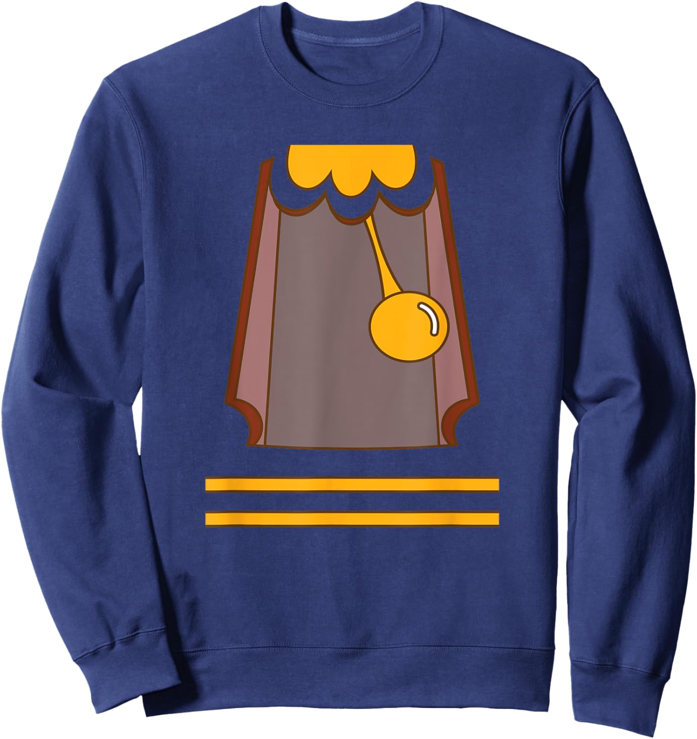 Pendulum Clock Cogsworth Easy Costume Sweatshirt - Sweatshirt | Navy