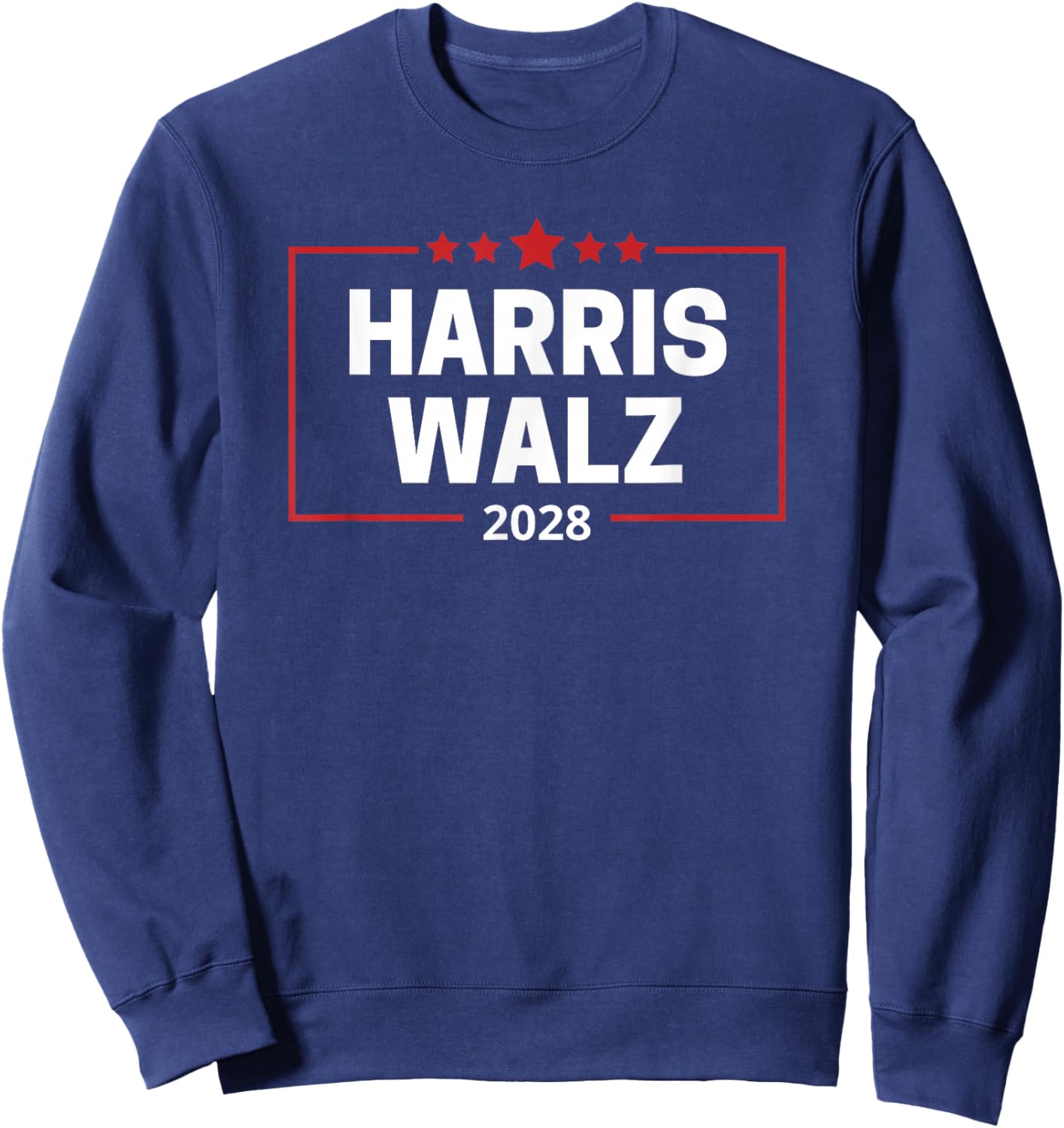 Kamala 2028 - Harris Walz 2028 Sweatshirt - Sweatshirt | Navy