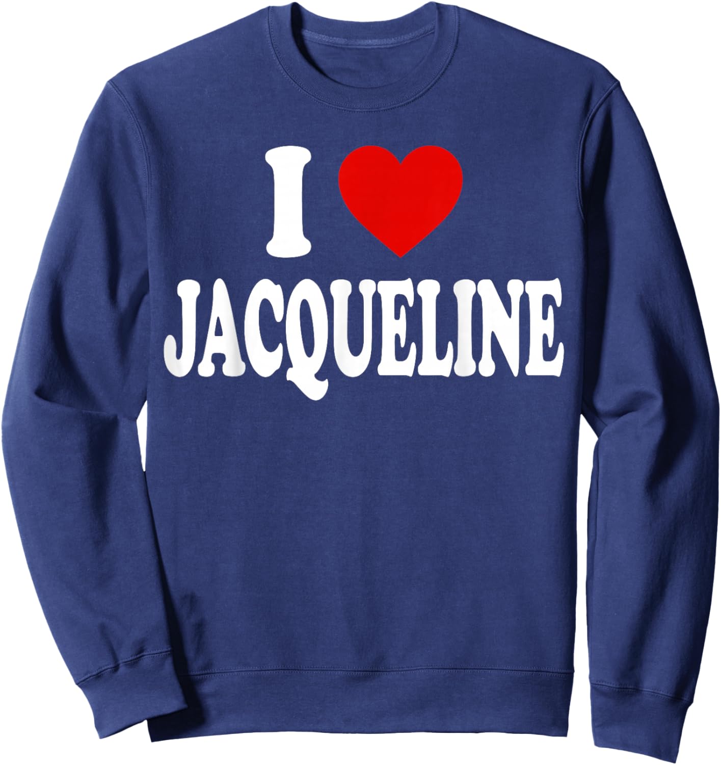 I Heart Love Jacqueline Sweatshirt - Sweatshirt | Navy