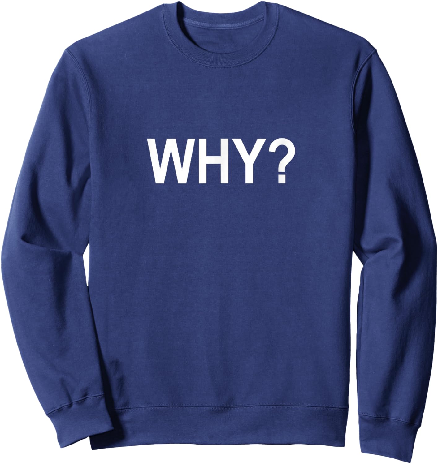 Why? Sweatshirt - Sweatshirt | Navy