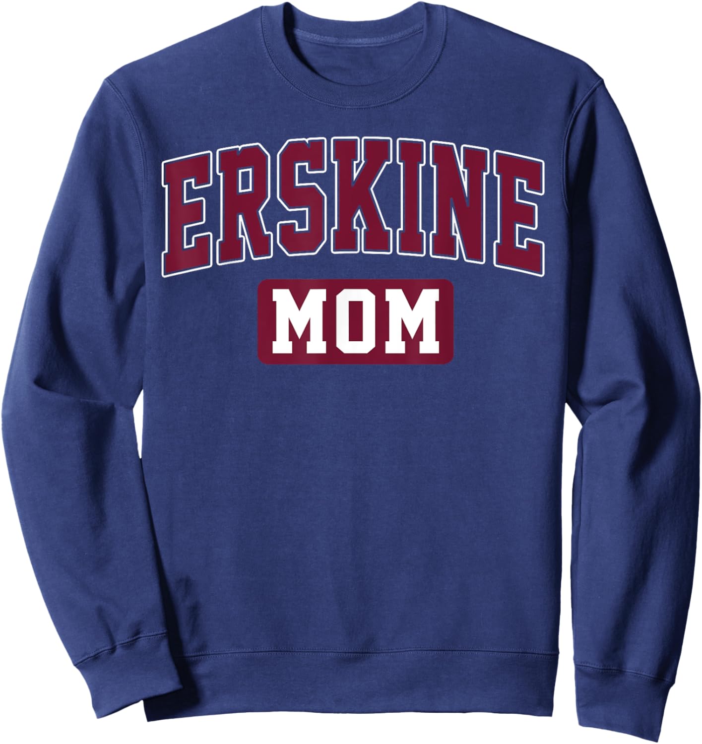 ERSKINE College Mom Arch Vintage Design for Mother Women Sweatshirt - Sweatshirt | Navy