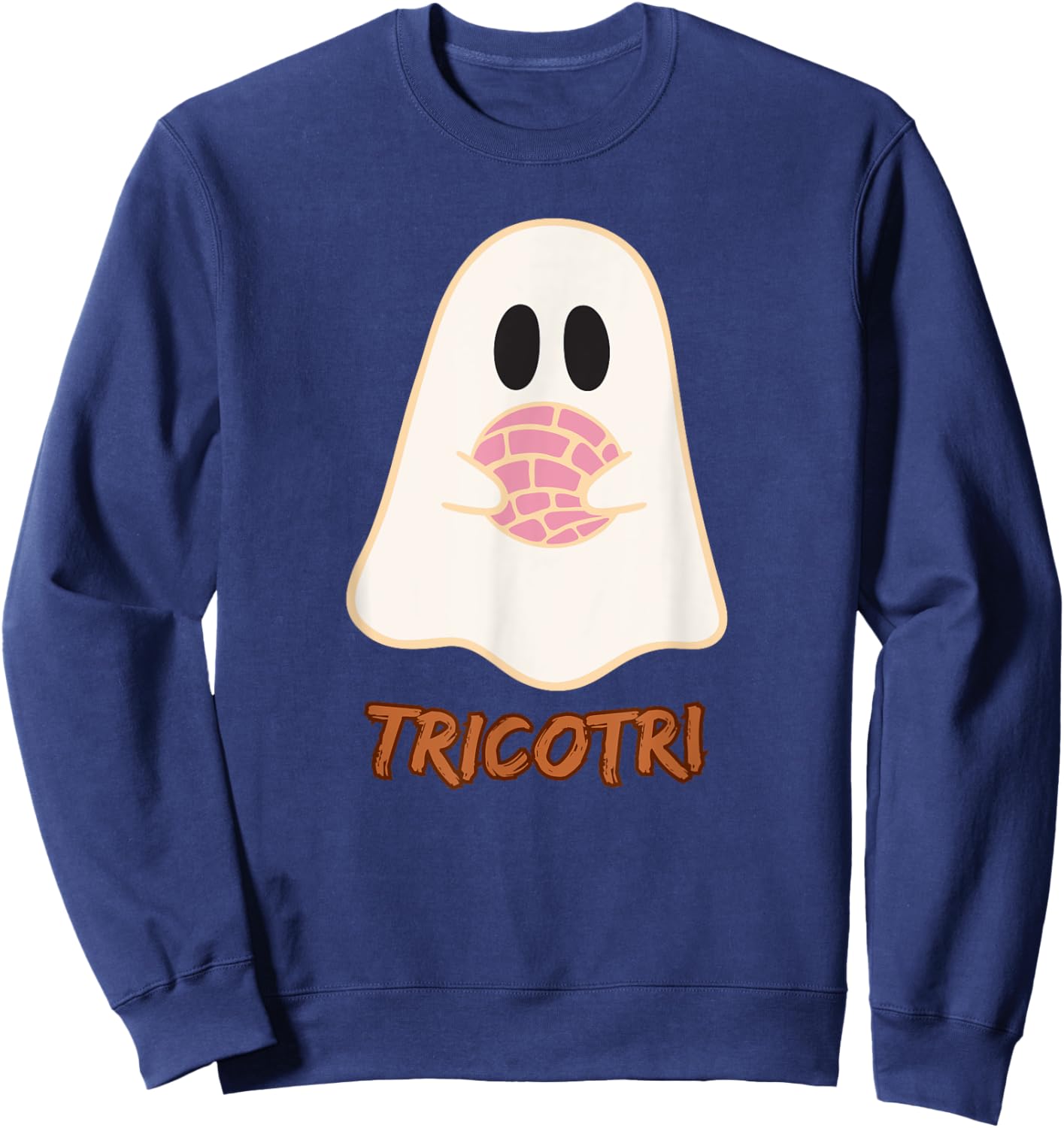 Halloween Tricotri Cafecito Pan Dulce Sweatshirt - Sweatshirt | Navy