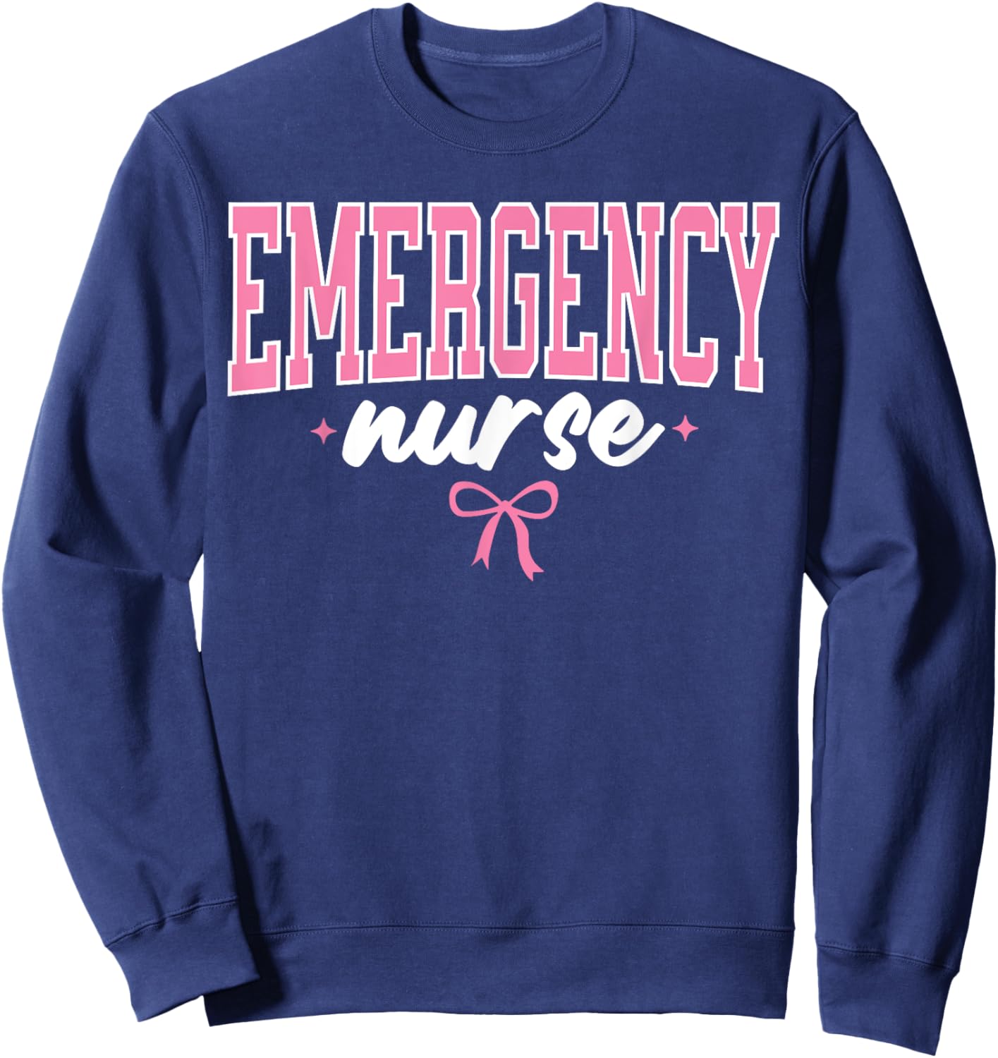 Emergency Department Nurse Er Nurse Room Tech Women Cute Sweatshirt - Sweatshirt | Navy