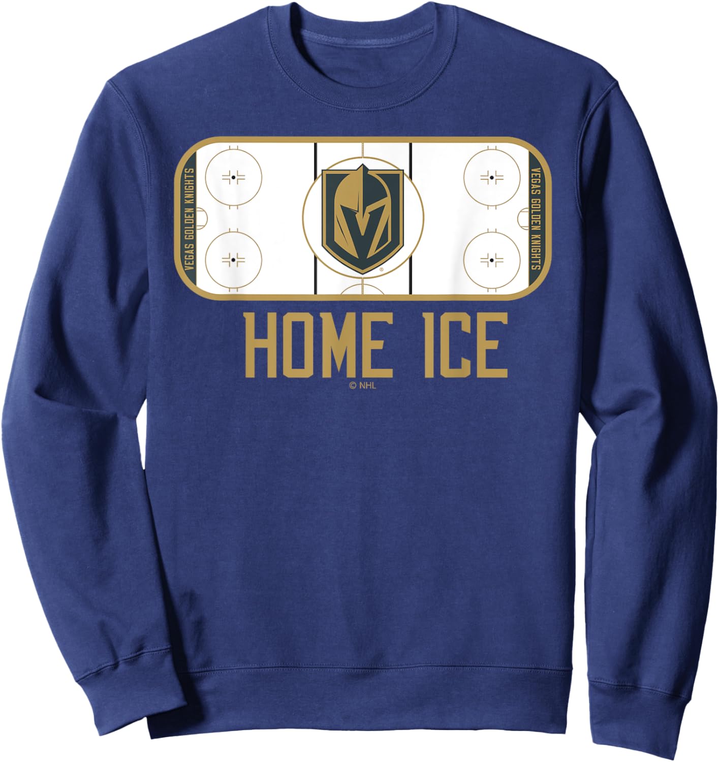 Vegas Golden Knights Home Ice Black Officially Licensed Sweatshirt - Sweatshirt | Navy