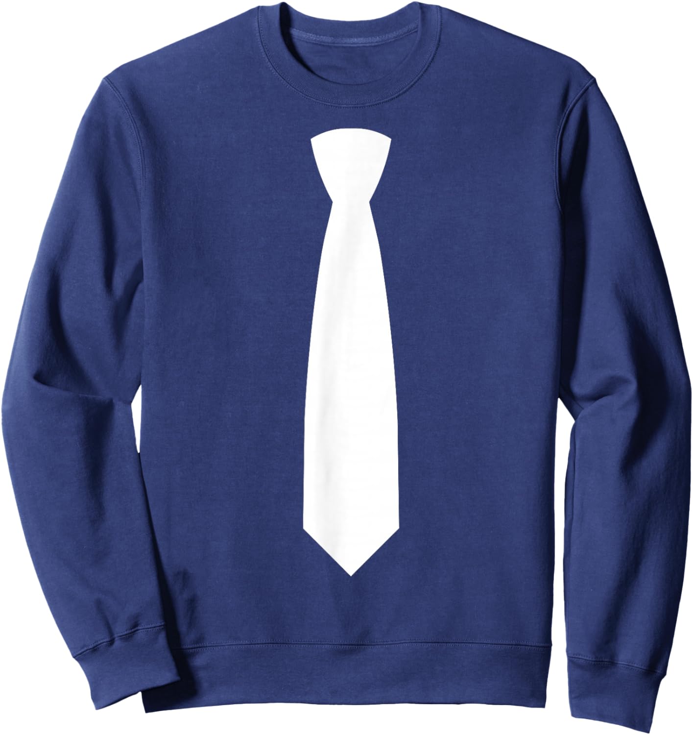 Tie On It Business Dress Code Elegant Costume Fun White Tie Sweatshirt - Sweatshirt | Navy