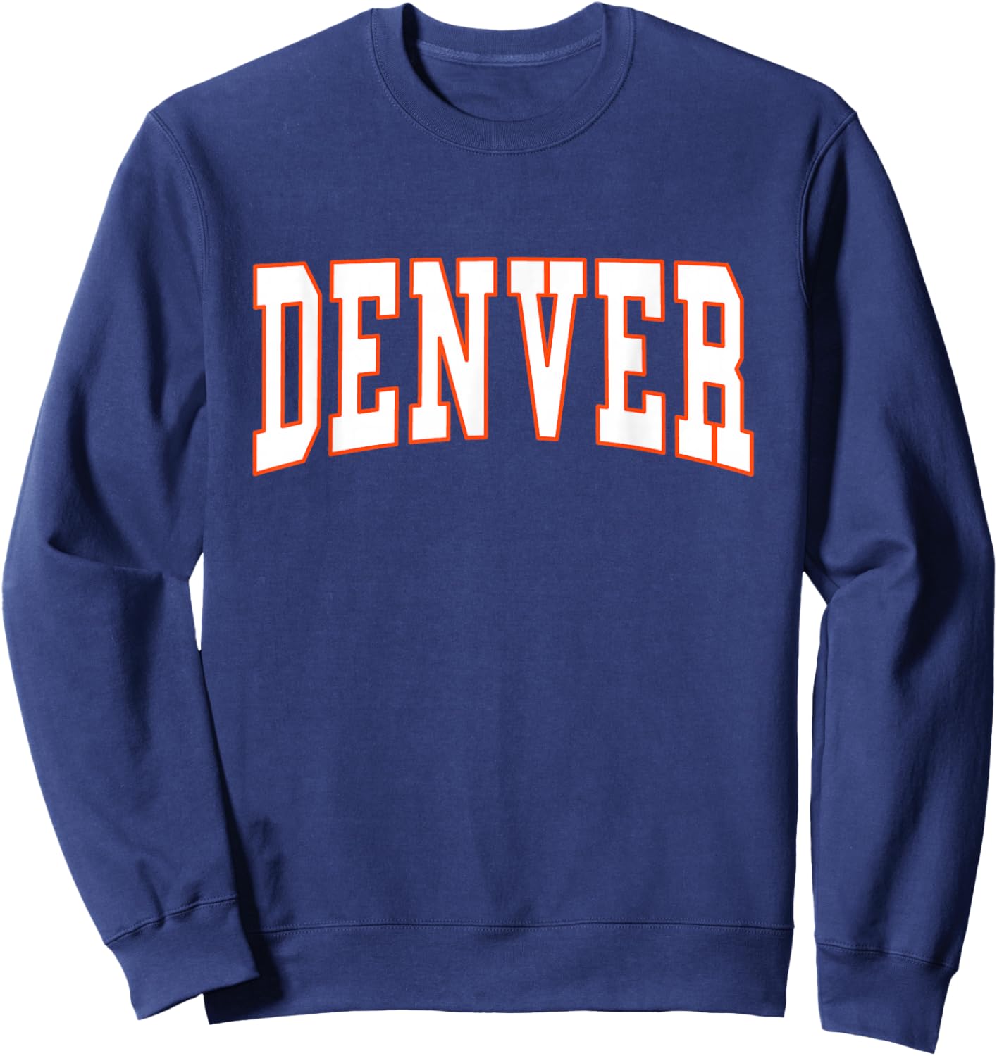 DENVER - Throwback Design - Classic Sweatshirt - Sweatshirt | Navy